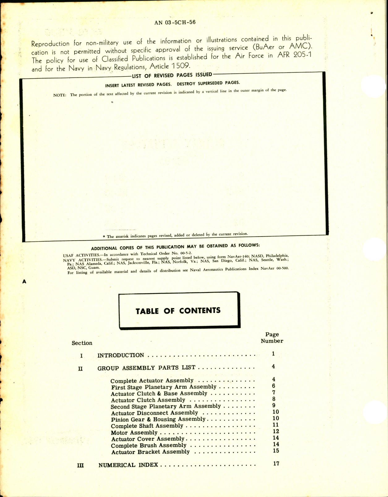 Sample page 2 from AirCorps Library document: Parts Breakdown for Rotary Actuators Models D1, D2, and D7