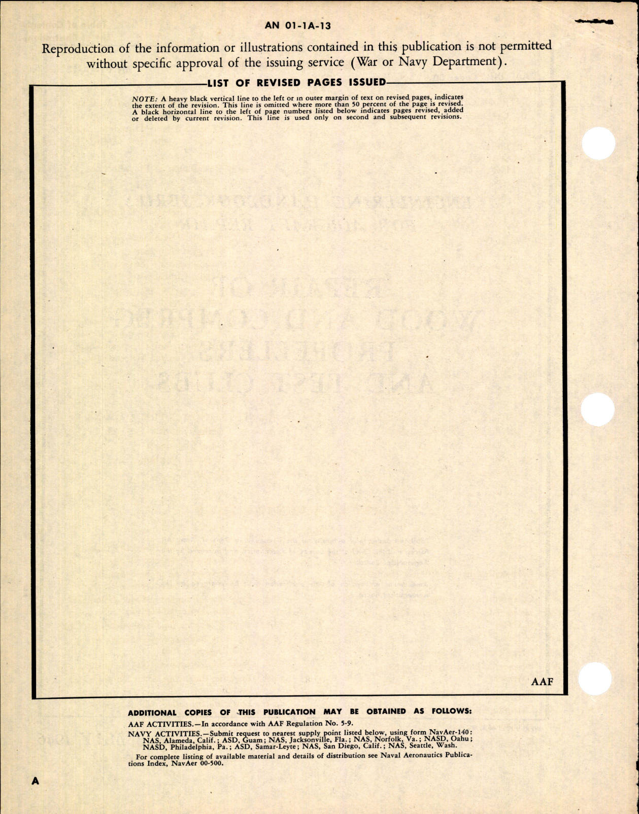 Sample page 2 from AirCorps Library document: Repair of Wood and Compreg Propellers and Test Clubs