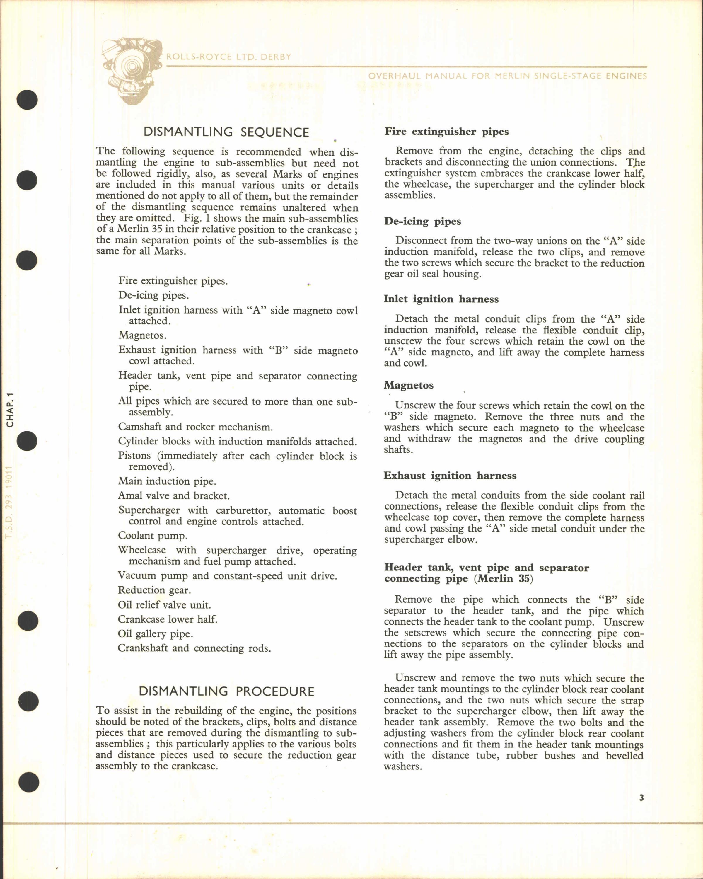 Sample page 19 from AirCorps Library document: Overhaul Manual for Rolls-Royce Single-Stage Merlin Engines