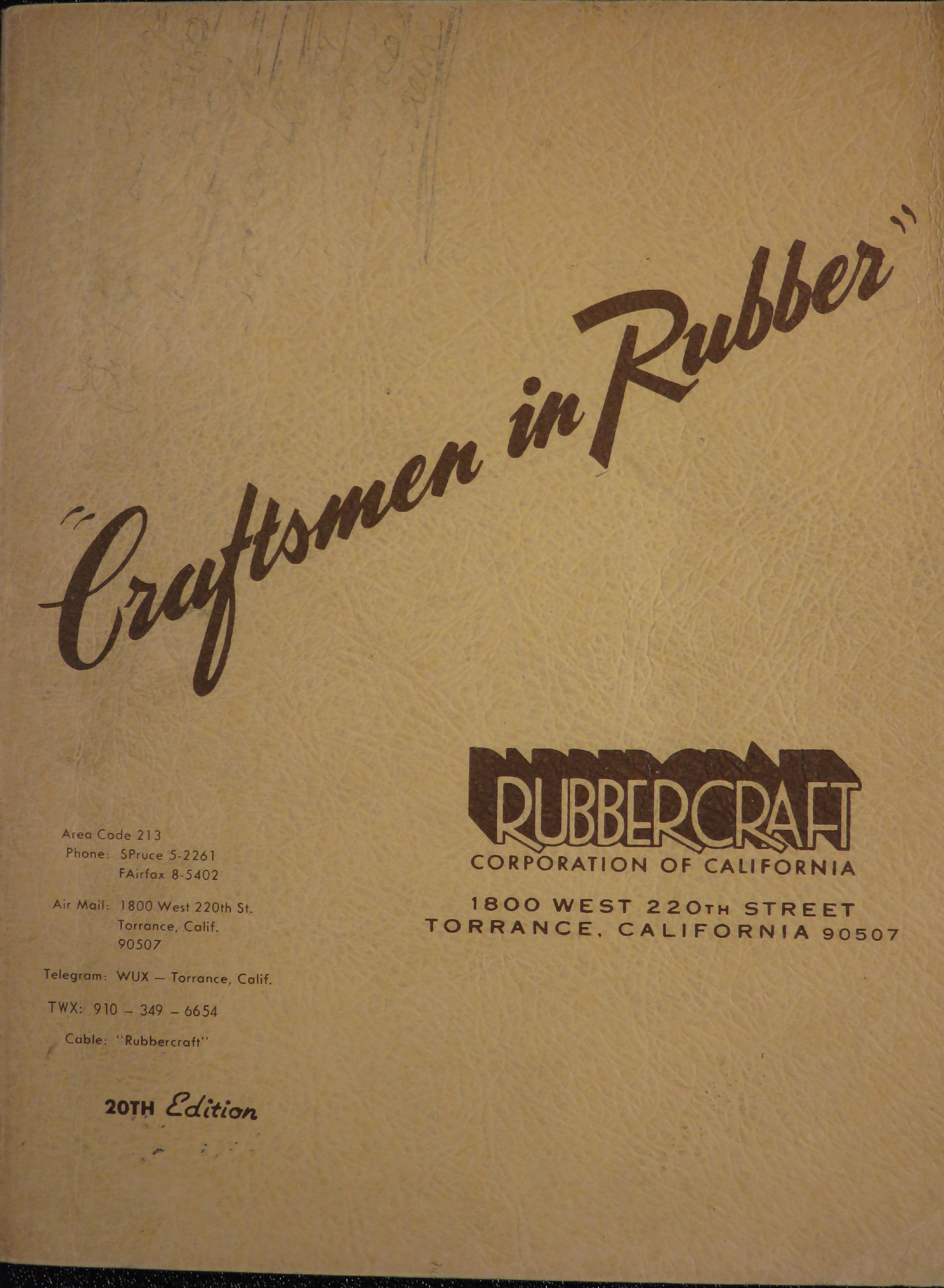 Sample page 1 from AirCorps Library document: Craftsmen in Rubber