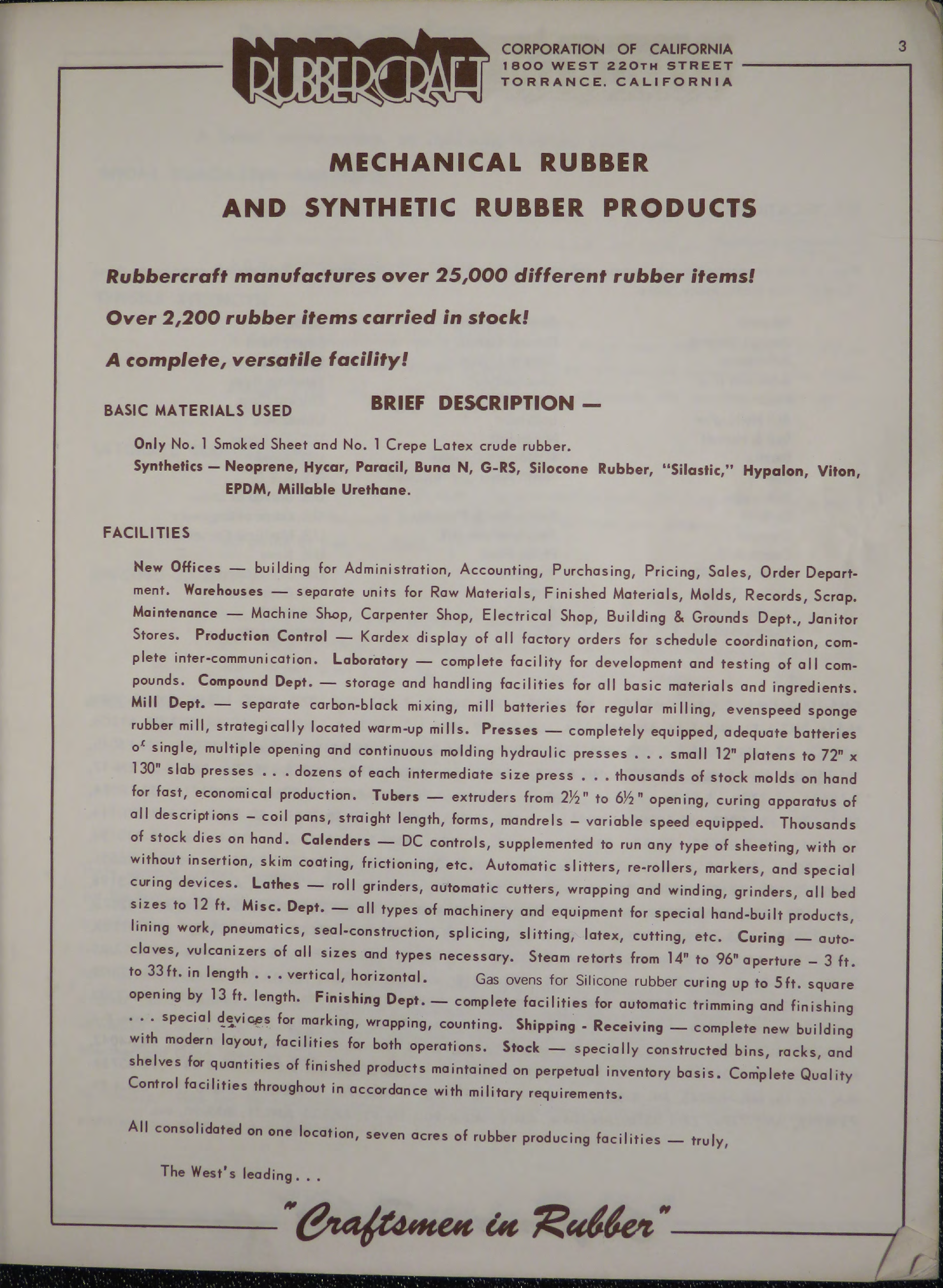 Sample page 5 from AirCorps Library document: Craftsmen in Rubber
