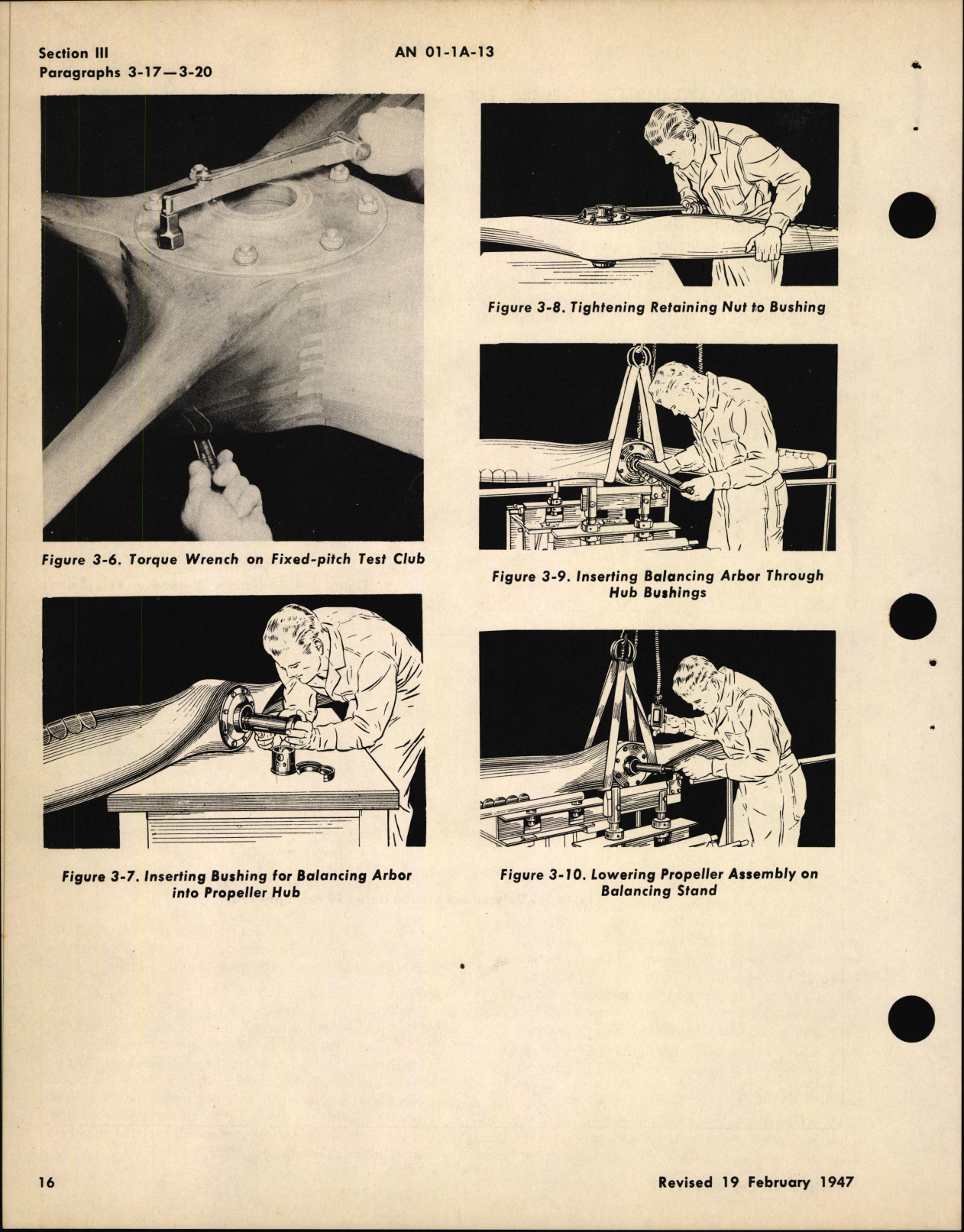 Sample page 22 from AirCorps Library document: Repair of Wood Propellers and Test Clubs