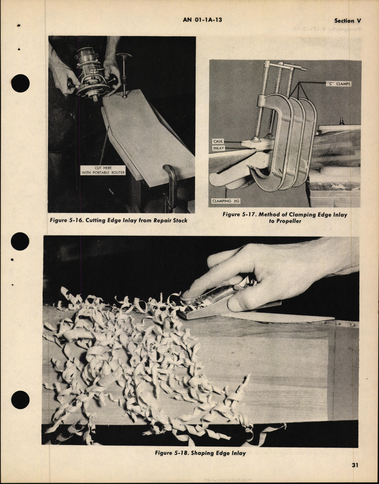 Sample page 39 from AirCorps Library document: Repair of Wood Propellers and Test Clubs