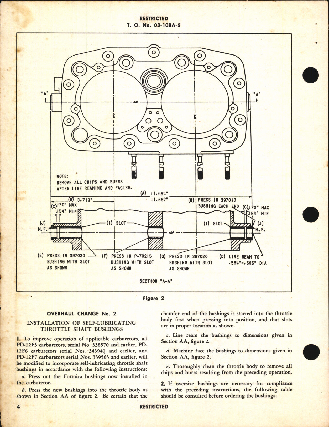 Sample page 7 from AirCorps Library document: Overhaul Changes Applicable to Bendix Models PD, PT, and PR Injection Carburetors