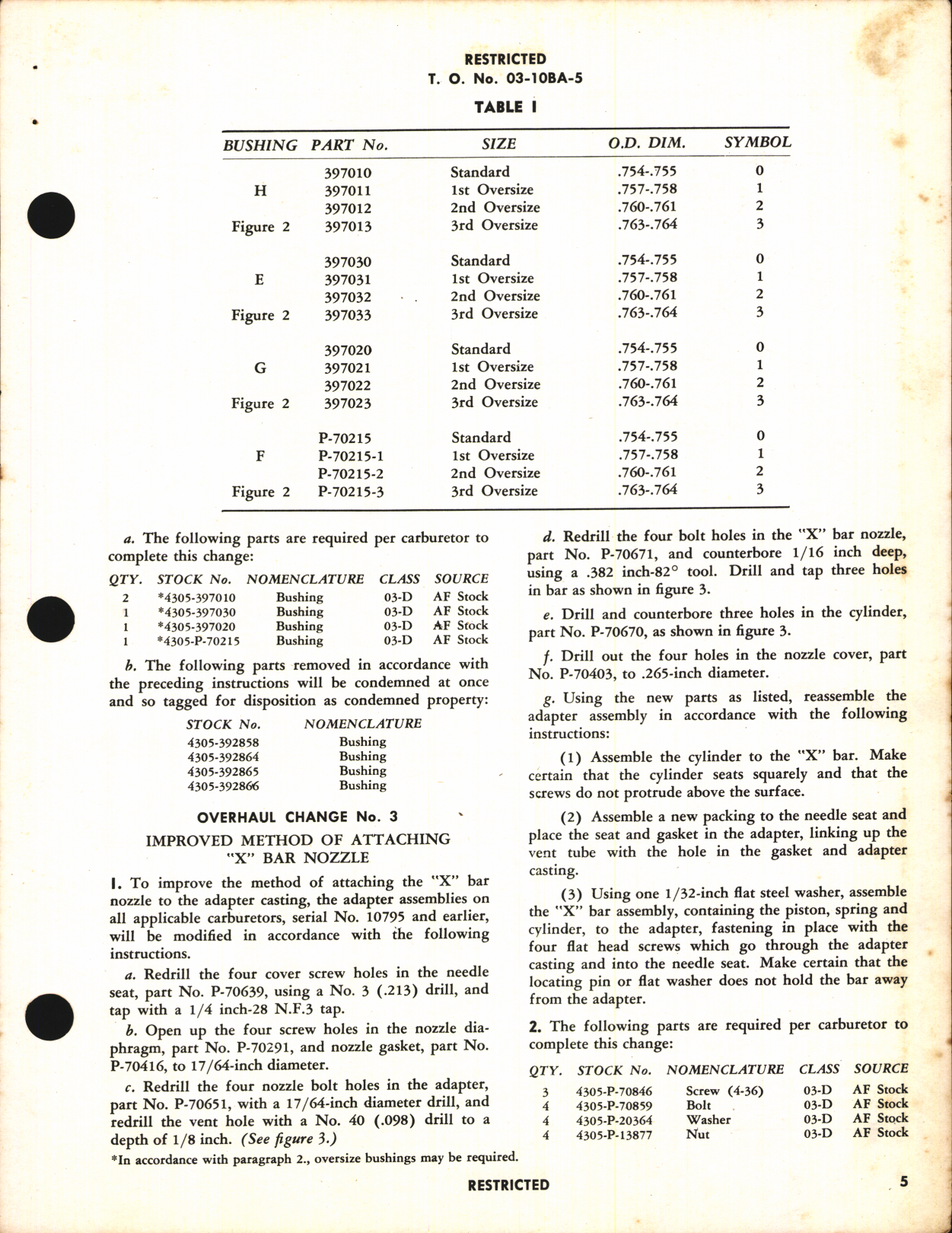 Sample page 8 from AirCorps Library document: Overhaul Changes Applicable to Bendix Models PD, PT, and PR Injection Carburetors