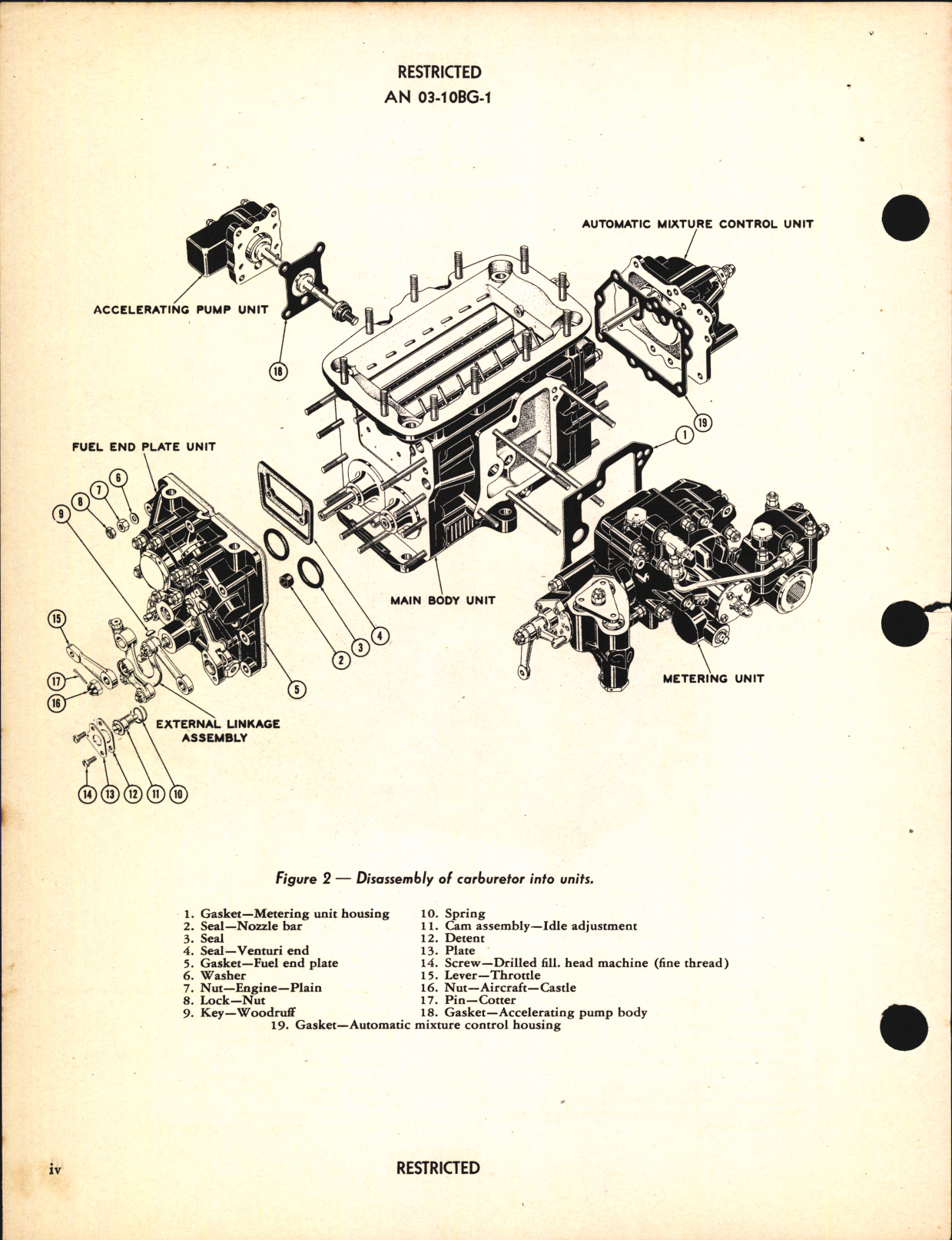 Sample page 6 from AirCorps Library document: Handbook of Instructions with Parts Catalog for Injection Carburetor Model 1900CPB-3