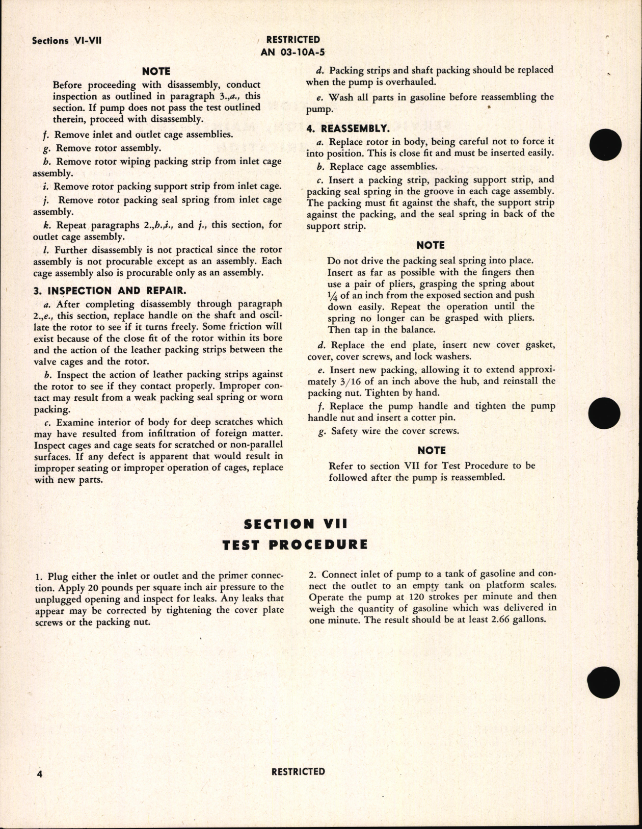 Sample page 8 from AirCorps Library document: Handbook of Instructions with Parts Catalog for Type AN4009 Hand Fuel Pump (Army Type D-2)