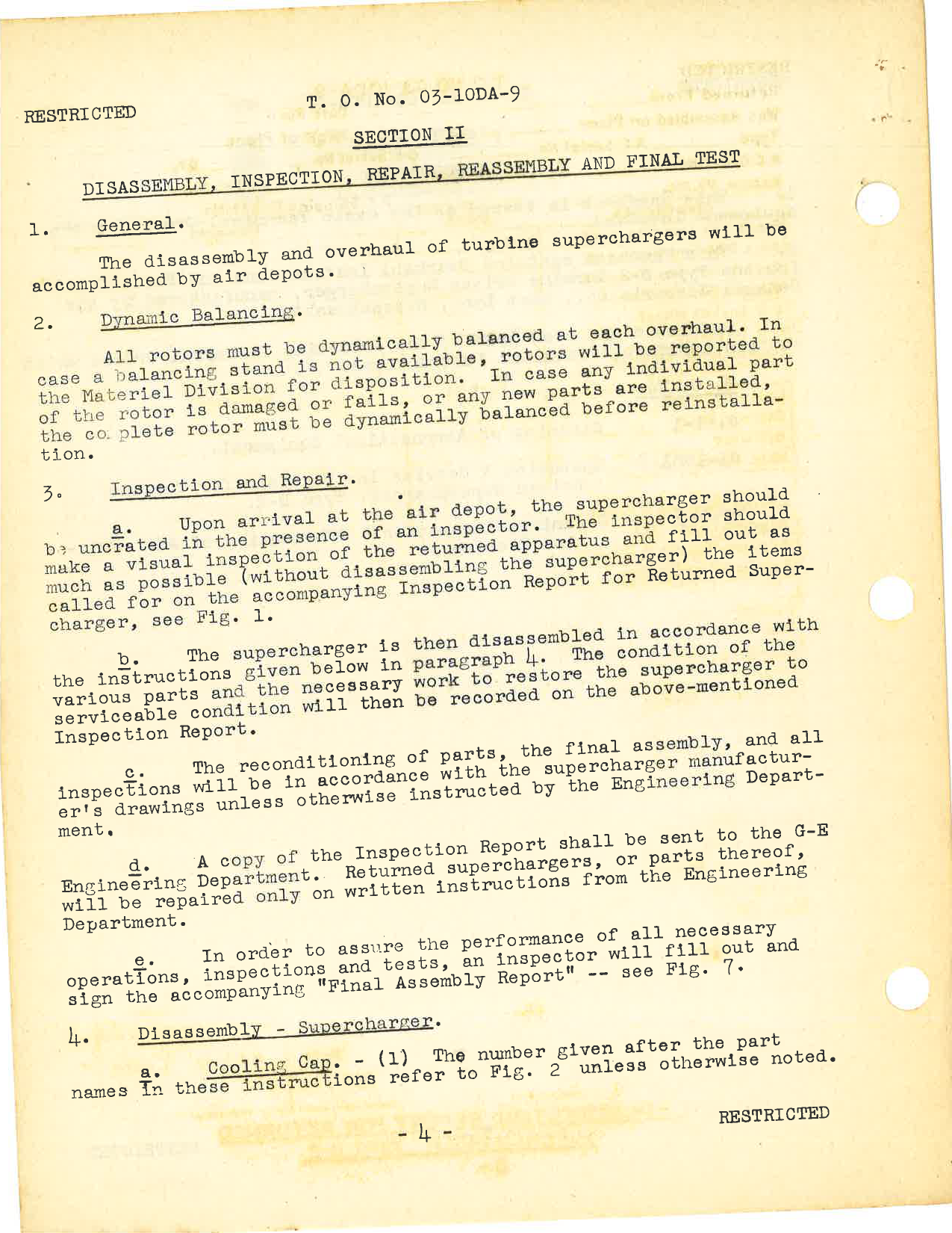 Sample page 6 from AirCorps Library document: Overhaul Instructions with Parts Catalog for Turbine Driven Superchargers Type D-2