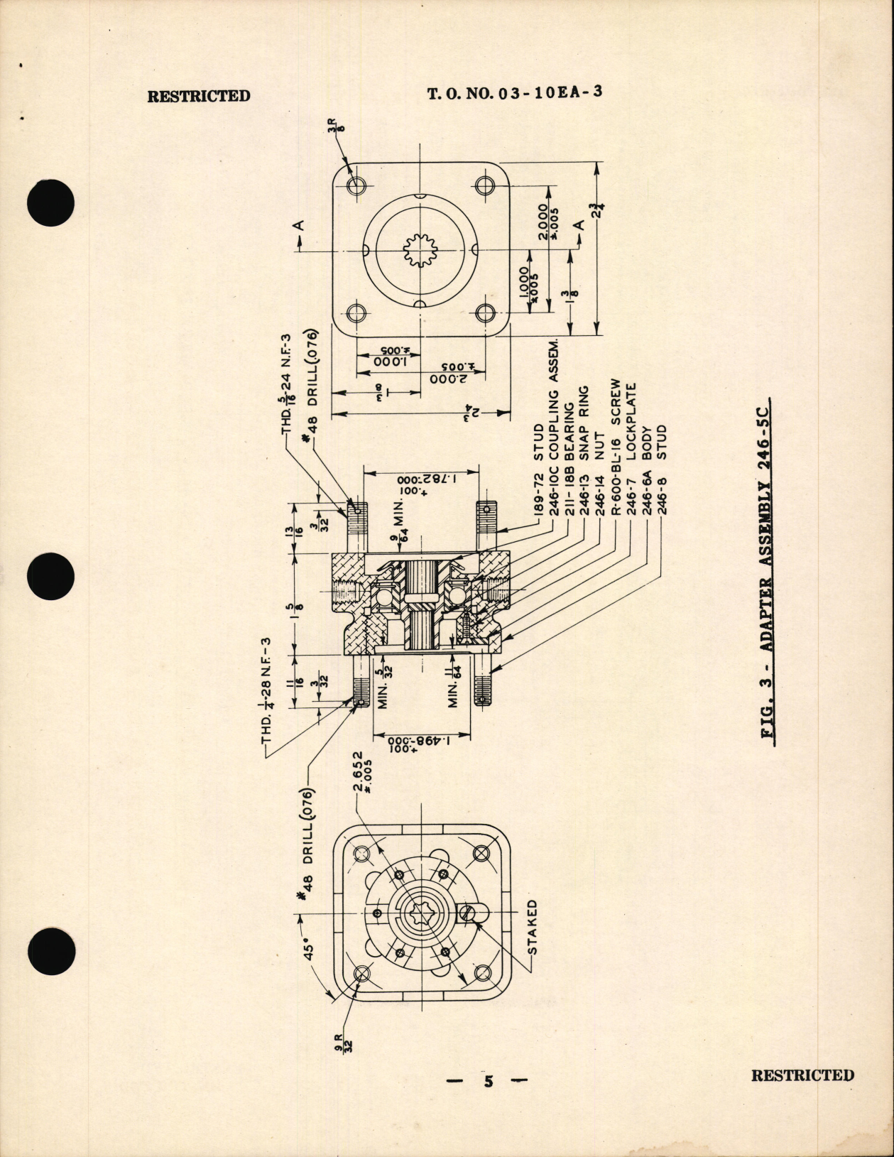 Sample page 7 from AirCorps Library document: Handbook of Instructions with Assembly Parts List for Electric Motor Driven Fuel Pump
