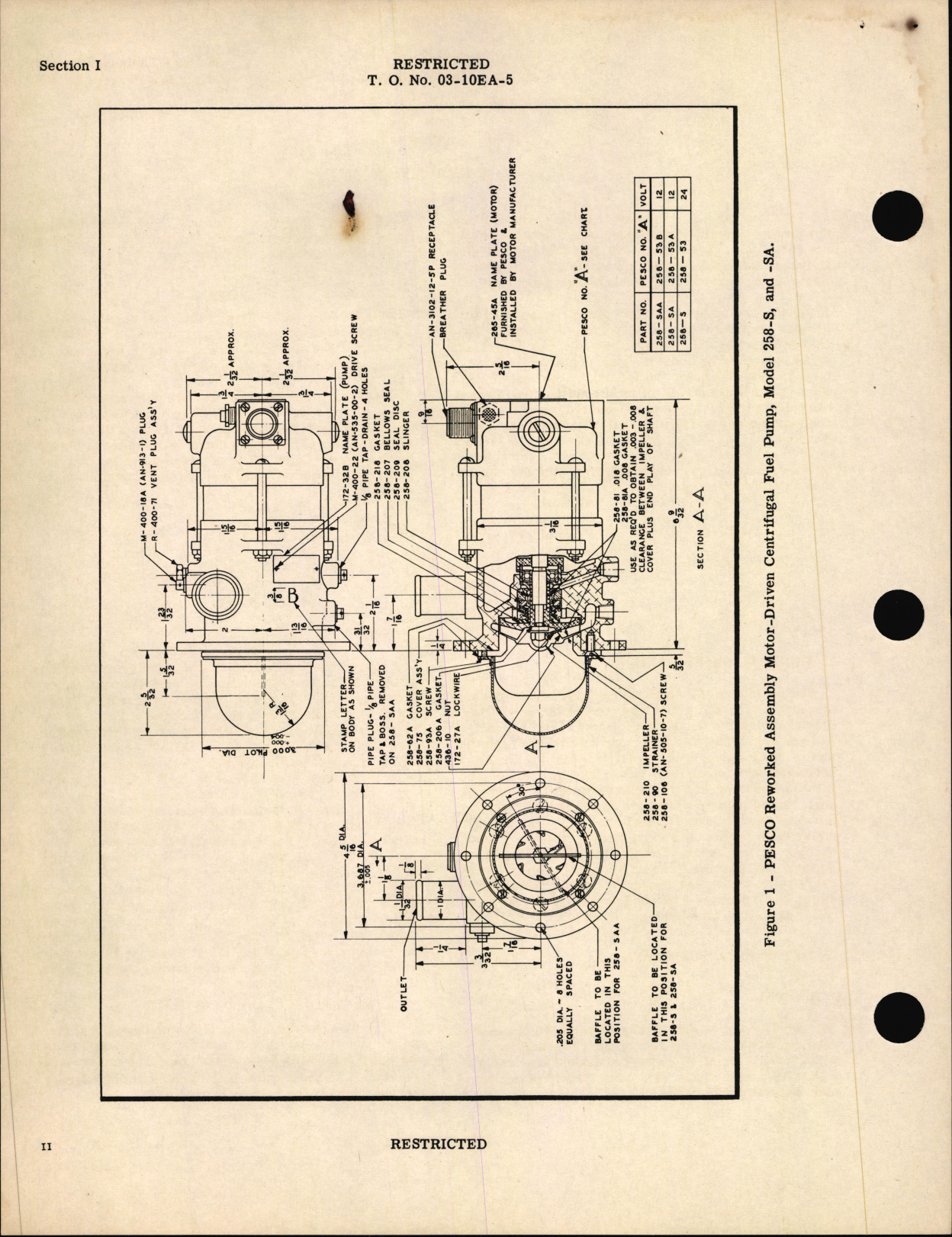 Sample page 6 from AirCorps Library document: Handbook of Instructions with Parts List for Centrifugal Fuel Pump Model 258 Series