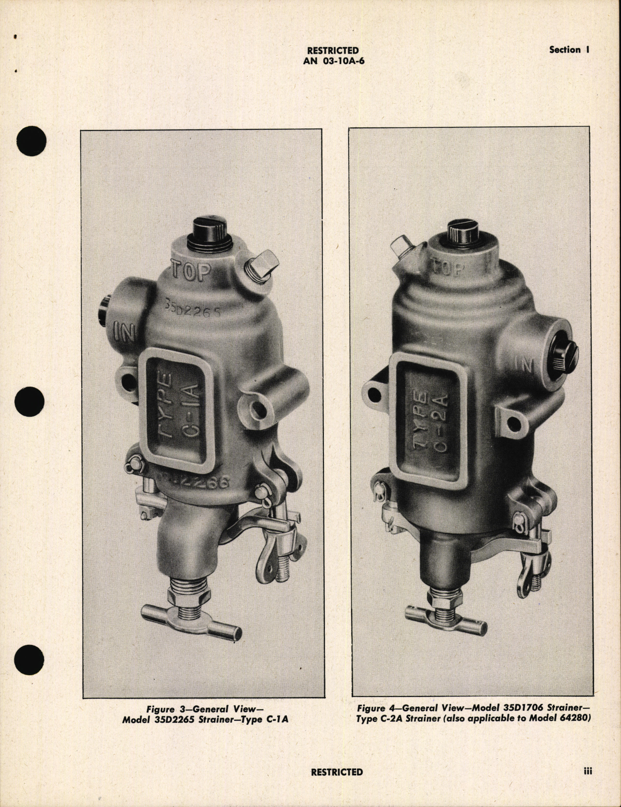 Sample page 5 from AirCorps Library document: Handbook of Instructions with Parts Catalog for Fuel System Units, Hand Fuel Pumps, Fuel System Strainers, and Relief Valves