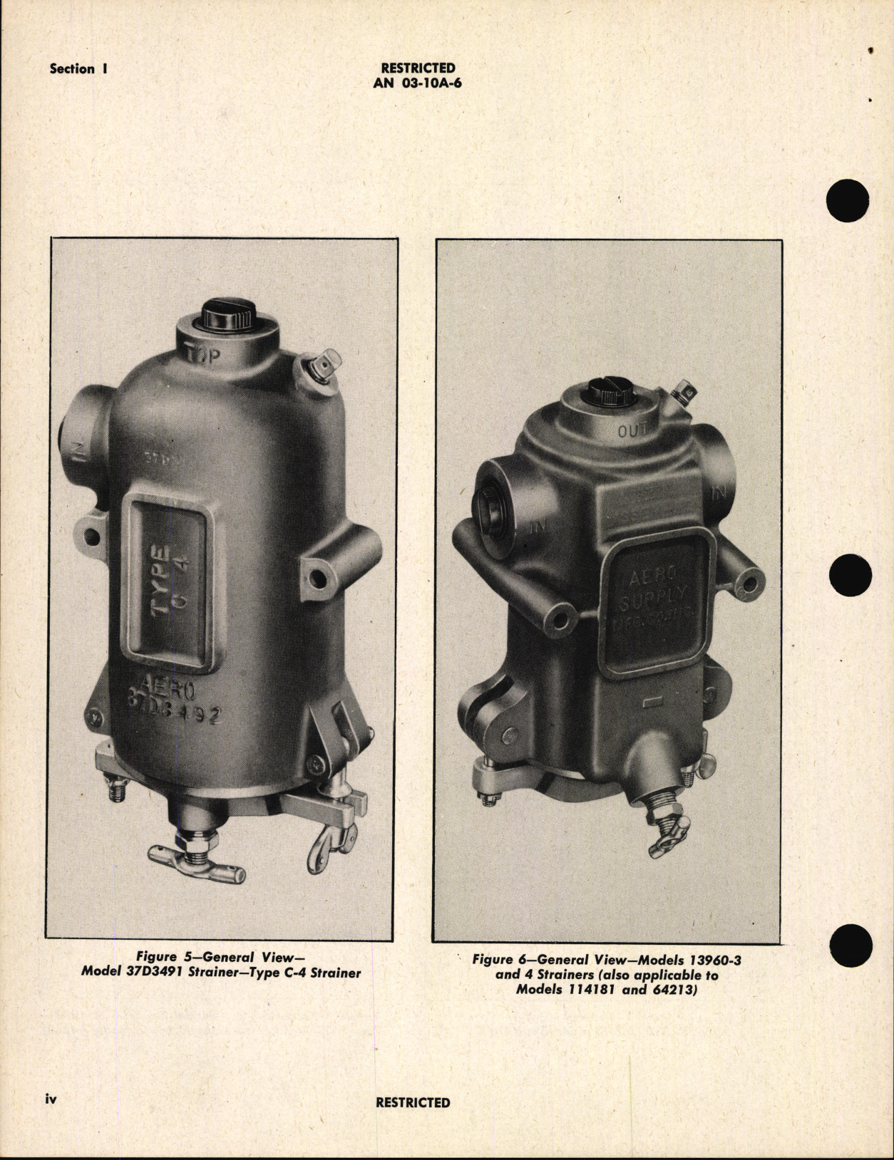 Sample page 6 from AirCorps Library document: Handbook of Instructions with Parts Catalog for Fuel System Units, Hand Fuel Pumps, Fuel System Strainers, and Relief Valves