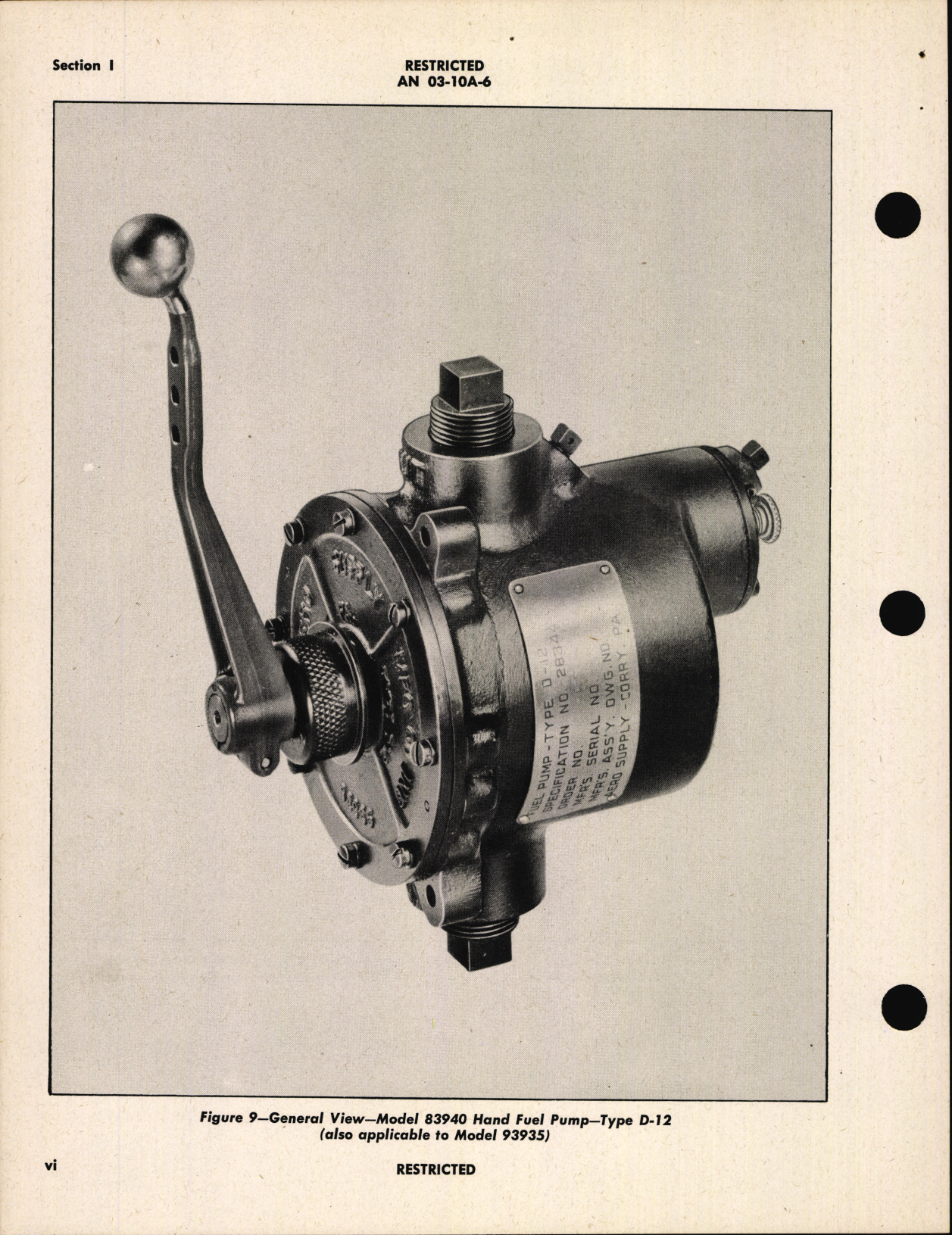 Sample page 8 from AirCorps Library document: Handbook of Instructions with Parts Catalog for Fuel System Units, Hand Fuel Pumps, Fuel System Strainers, and Relief Valves