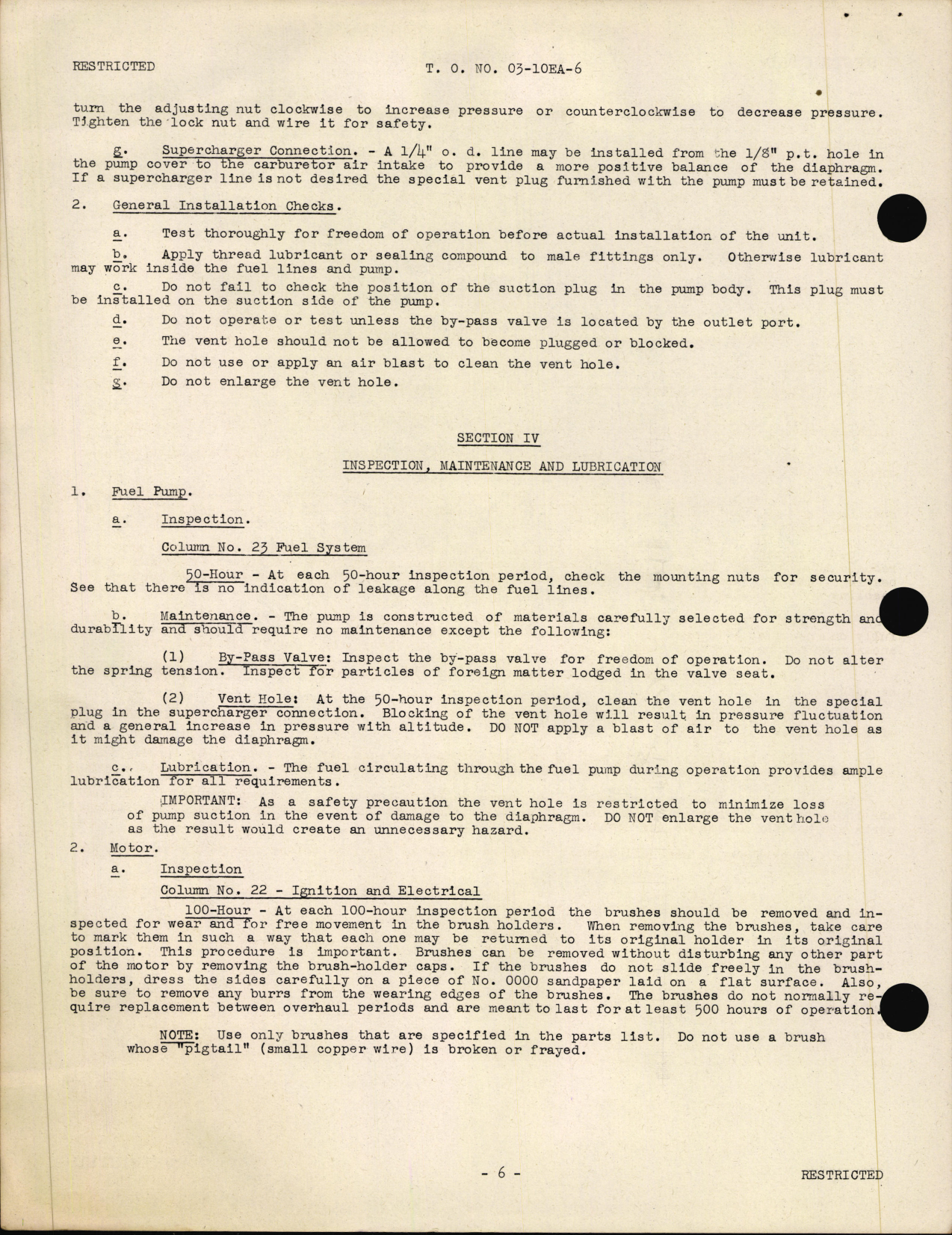 Sample page 8 from AirCorps Library document: Handbook of Instructions with Assembly Parts List for Motor Driven Fuel Pumps Model 426-CA