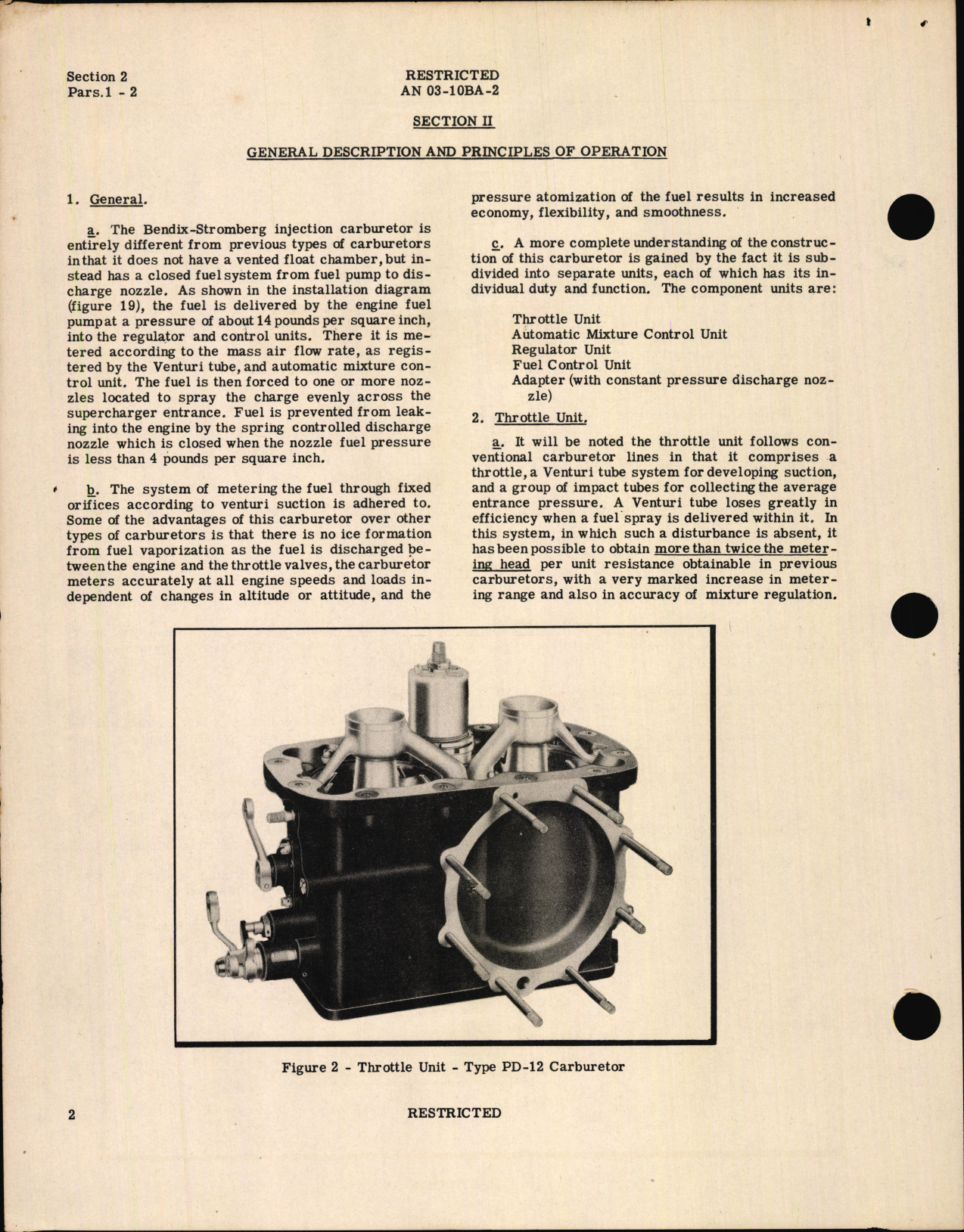 Sample page 8 from AirCorps Library document: Handbook of Service Instructions for Injection Carburetors