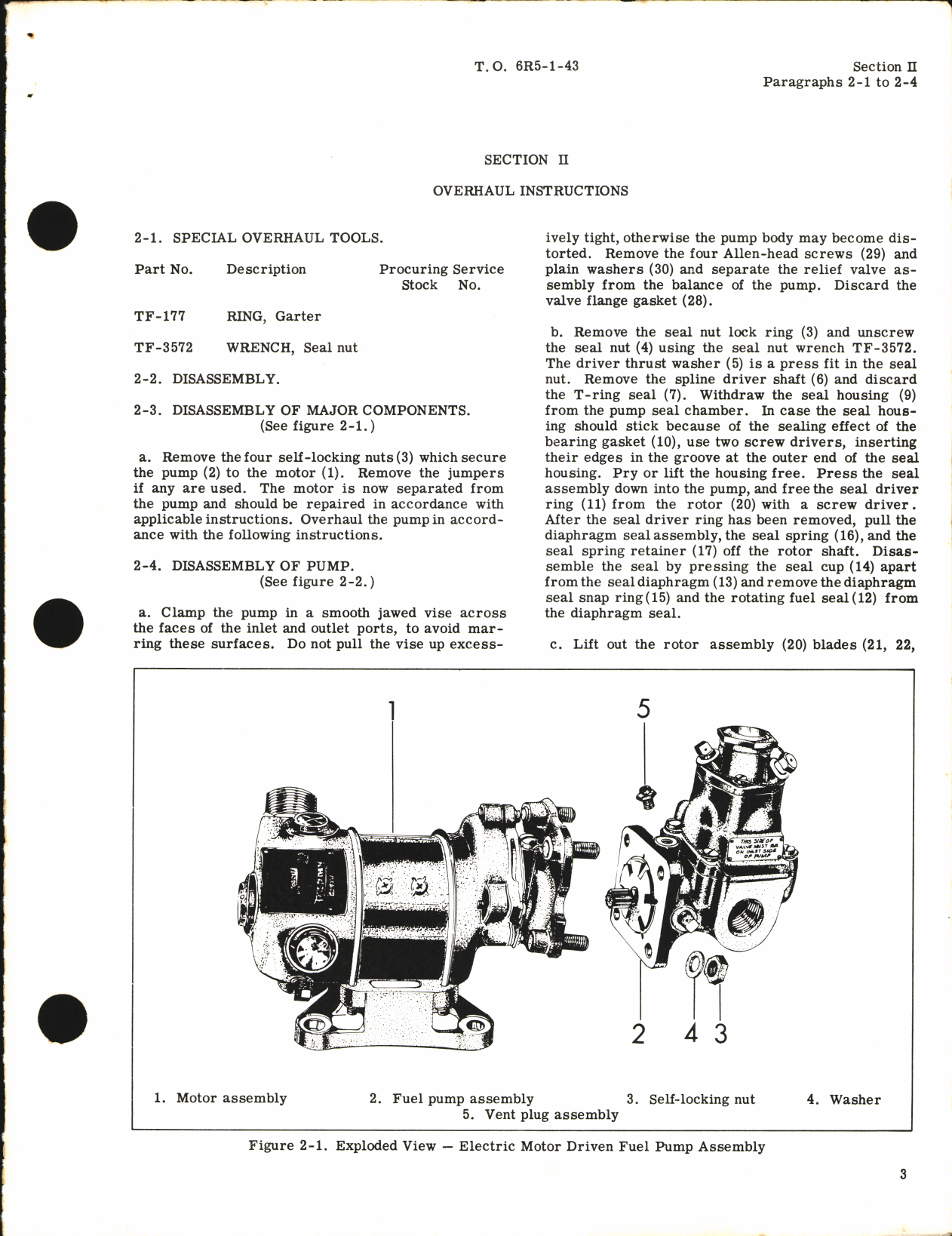 Sample page 5 from AirCorps Library document: Overhaul Instructions for Engine-Driven and Electric Motor-Driven Fuel Pump