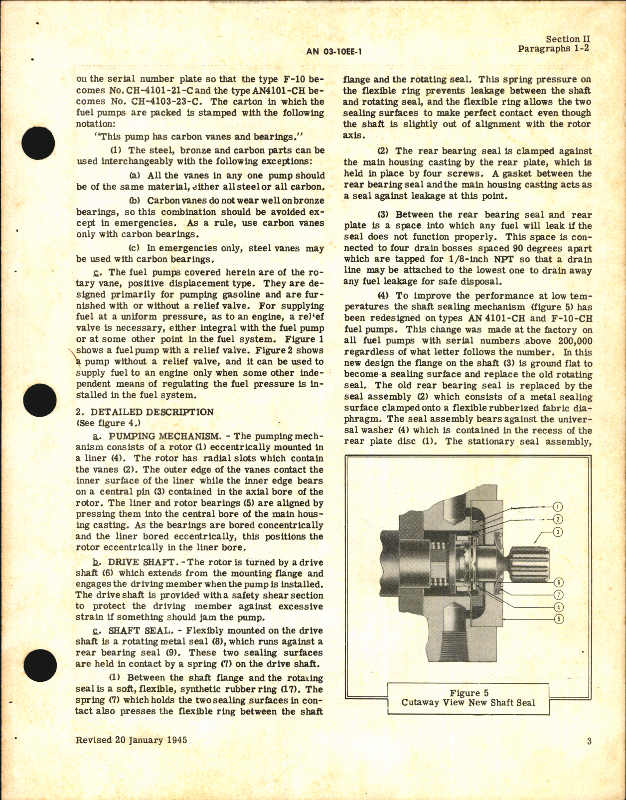 Sample page 7 from AirCorps Library document: Operation, Service, & Overhaul Inst w/ Parts Catalog for Engine-Driven Fuel Pumps