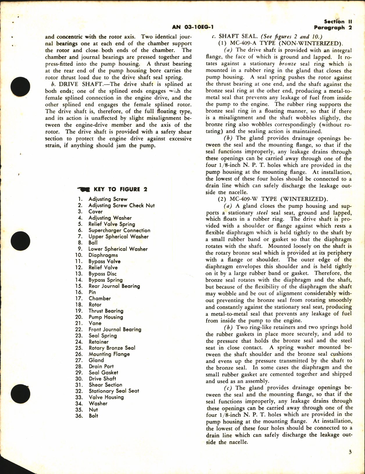 Sample page 7 from AirCorps Library document: Operation, Service, & Overhaul Inst w/ Parts Catalog for Engine-Driven Fuel Pump Type AN4101 (G-9)