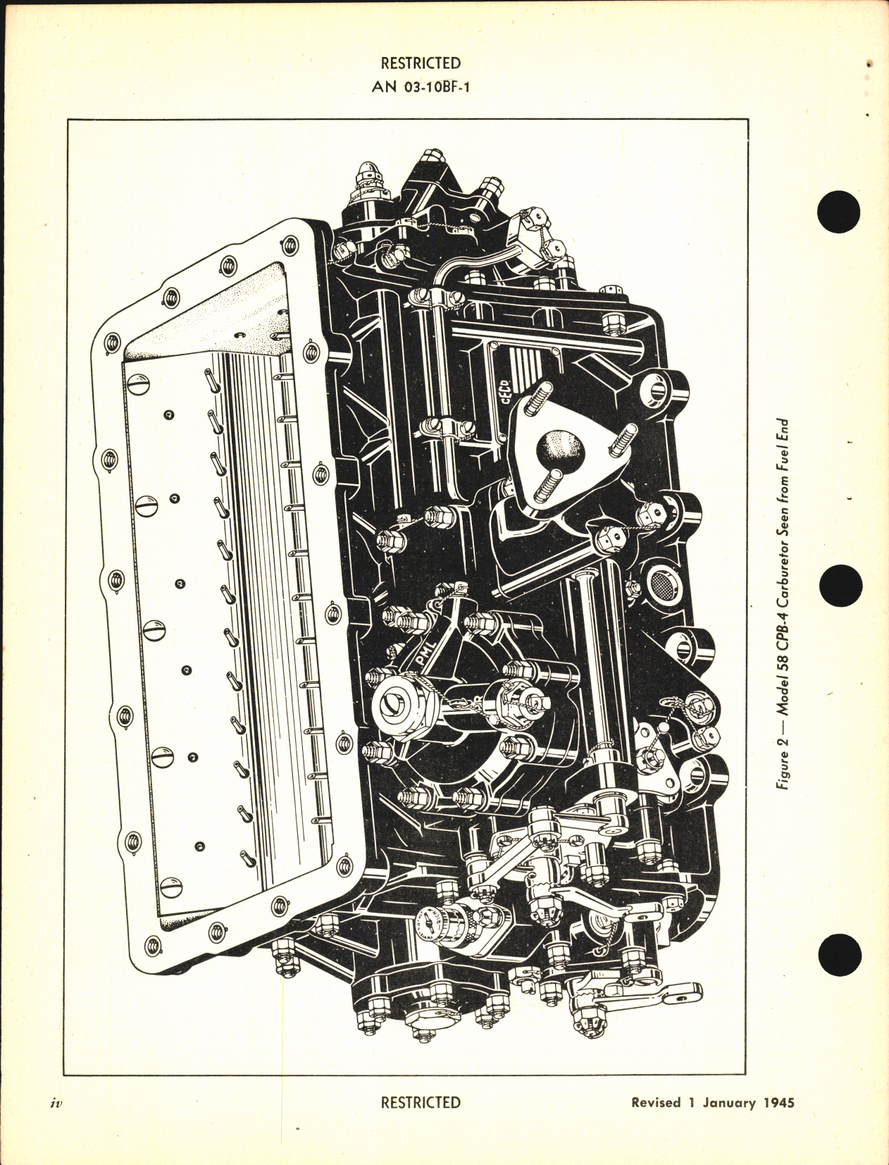Sample page 6 from AirCorps Library document: Handbook of Instructions with Parts Catalog for Hydro-Metering Carburetor Model 58CPB-4