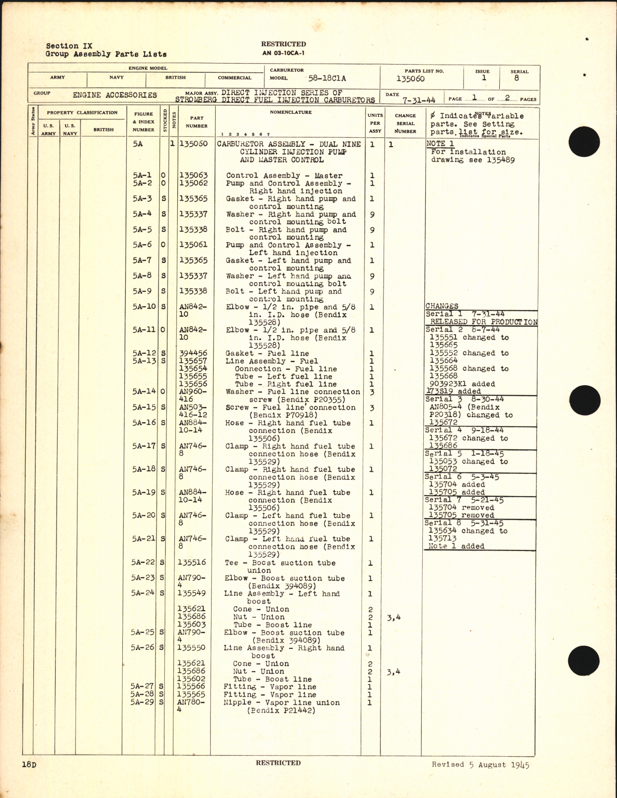 Sample page 6 from AirCorps Library document: Operation, Service, & Overhaul Instructions with Parts Catalog for Direct Fuel Injection System