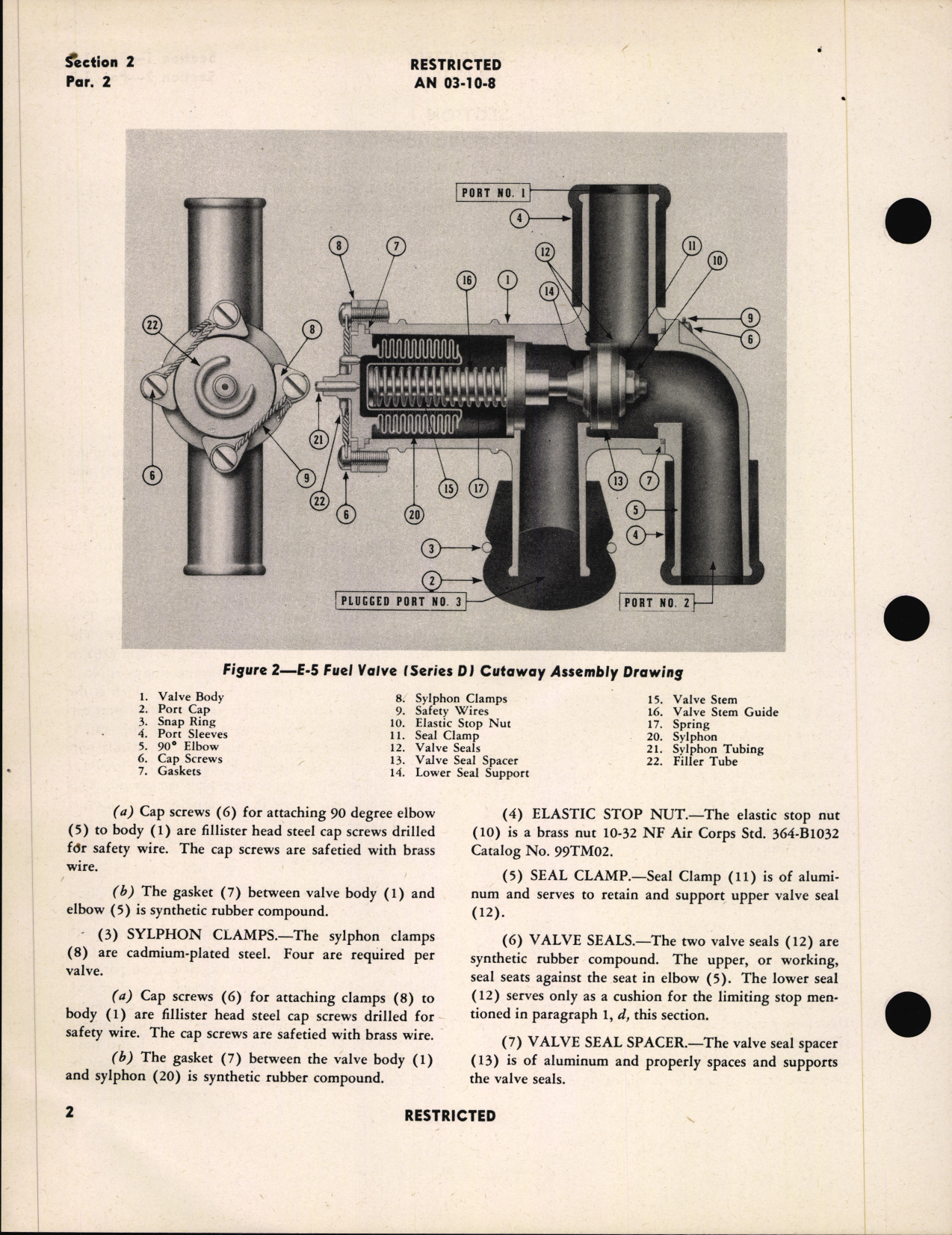 Sample page 6 from AirCorps Library document: Handbook of Instructions with Parts Catalog for Type E-5 (Series D) Fuel Valve