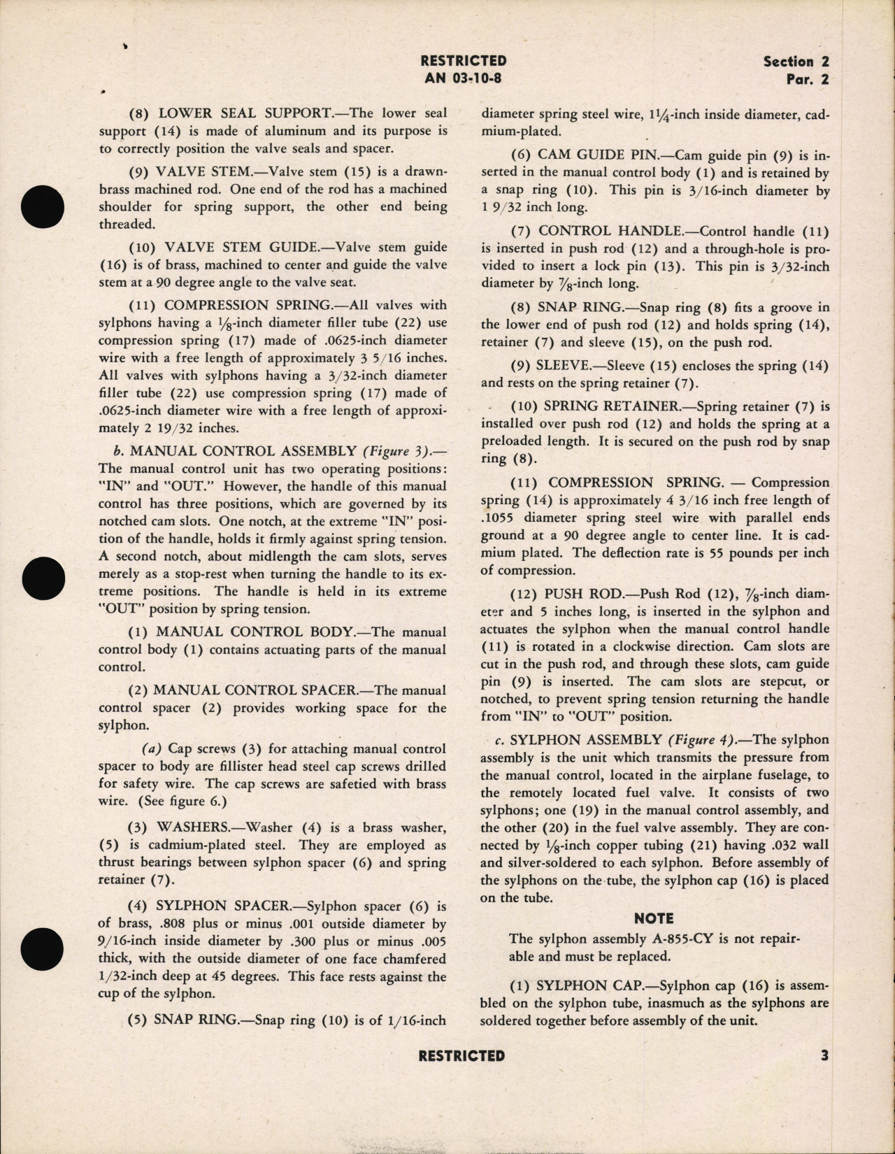 Sample page 7 from AirCorps Library document: Handbook of Instructions with Parts Catalog for Type E-5 (Series D) Fuel Valve