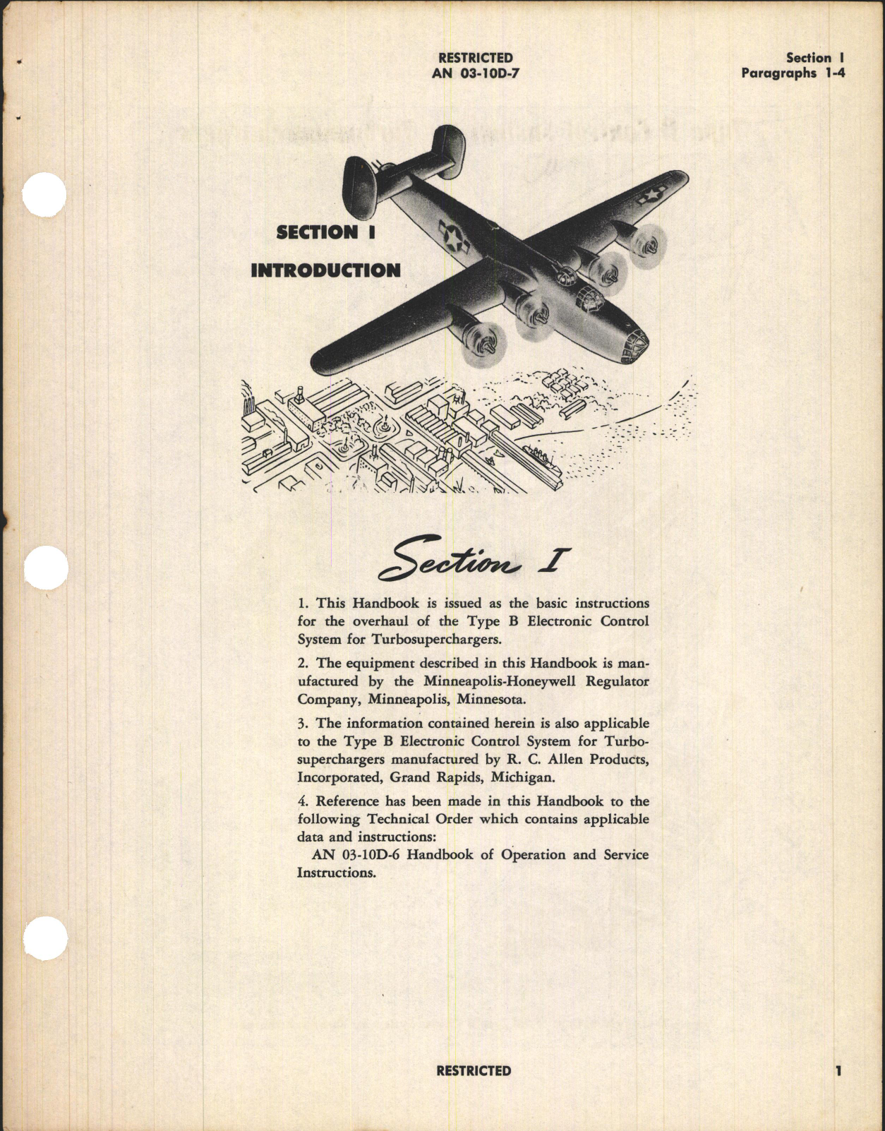 Sample page 5 from AirCorps Library document: Overhaul Instructions with Parts Catalog for Type B Electronic Control System (Turbosupercharger Regulator)
