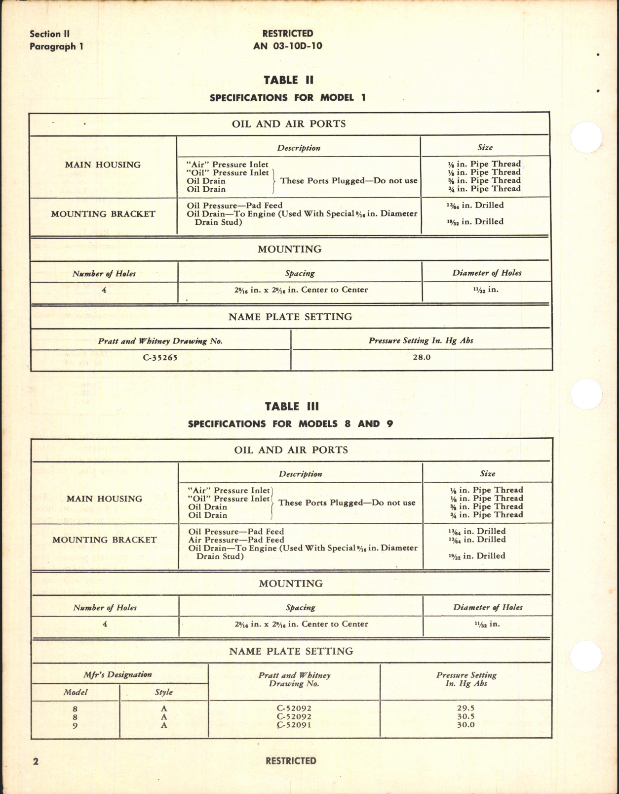 Sample page 6 from AirCorps Library document: Operation, Service, & Overhaul Instructions with Parts Catalog for Supercharger Regulator Type 581