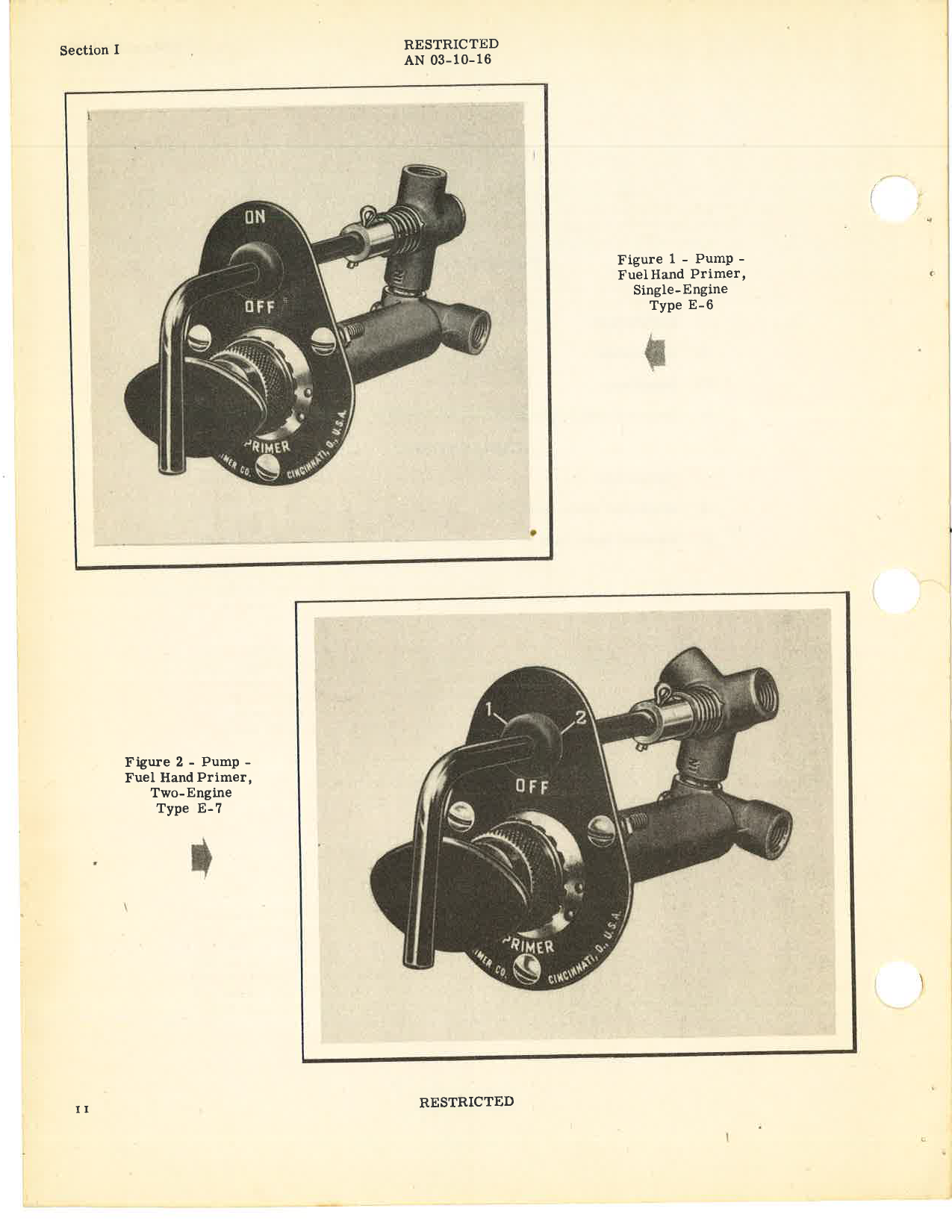 Sample page 6 from AirCorps Library document: Handbook of Instructions with Parts Catalog for Types E-6 and E-7 Hand Primer Fuel Pumps