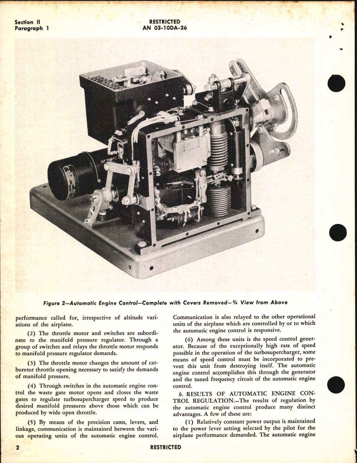 Sample page 6 from AirCorps Library document: Operation, Service, & Overhaul Instructions with Parts Catalog for Automatic Engine Control Type C-1 Model 3GPC1A1