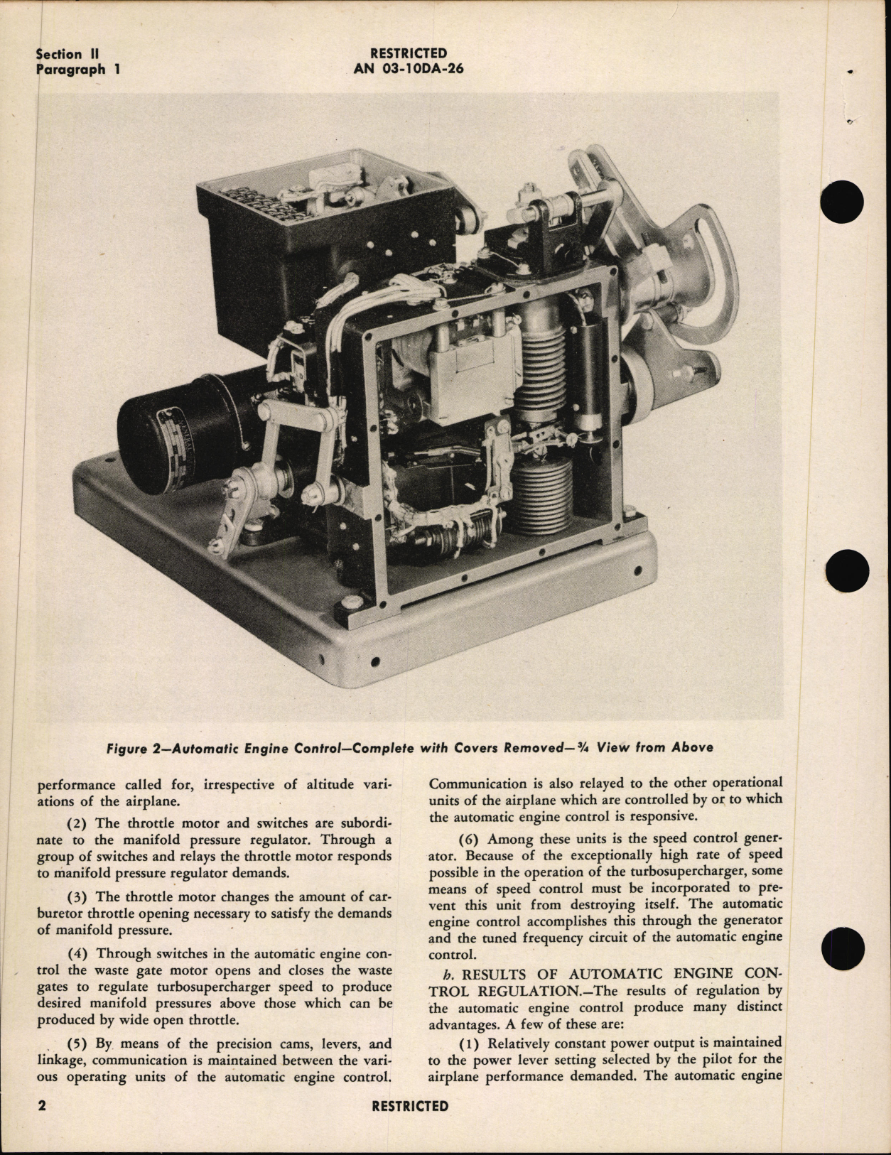 Sample page 6 from AirCorps Library document: Operation, Service, & Overhaul Instructions with Parts Catalog for Automatic Engine Control Type C-1 Model 3GPC1A1