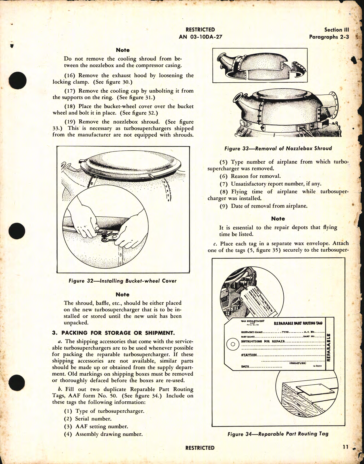 Sample page 1 from AirCorps Library document: Operation, Service, & Overhaul Instructions with Parts Catalog for Turbosuperchargers CH-5 Series