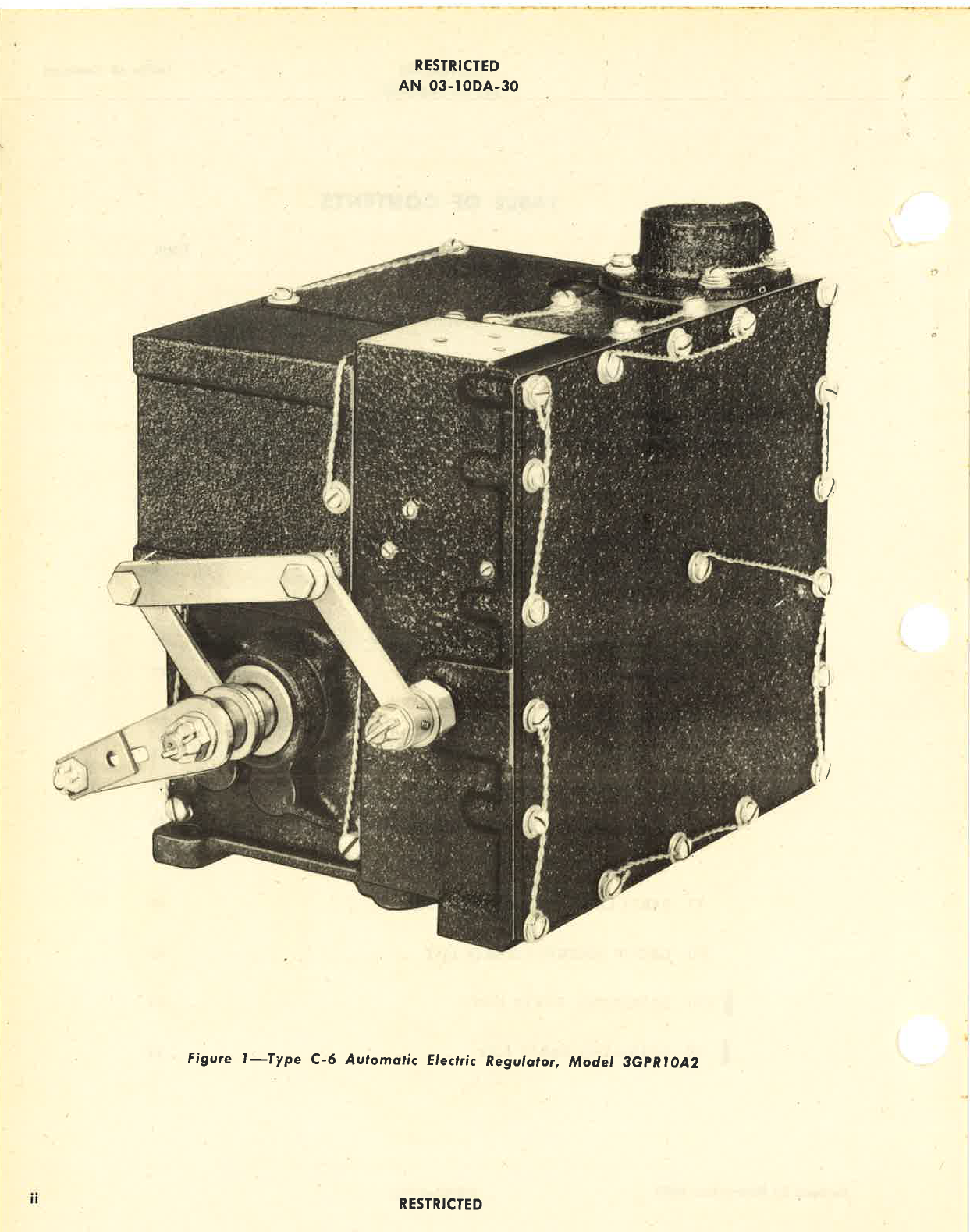 Sample page 6 from AirCorps Library document: Overhaul Instructions with Parts Catalog for Automatic Electric Regulator Type C-6