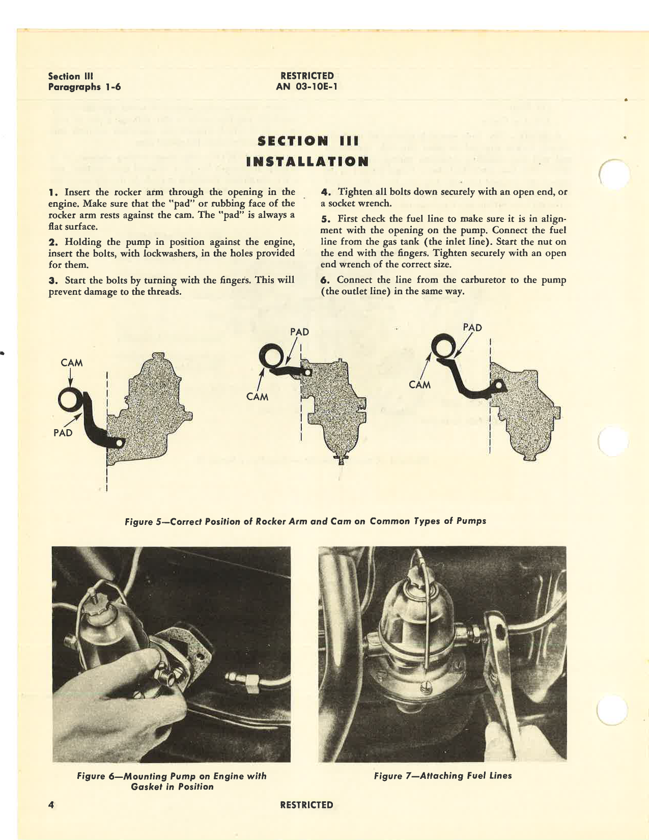 Sample page 8 from AirCorps Library document: Handbook of Instructions with Parts Catalog for Types AC, BF, and R Fuel Pumps