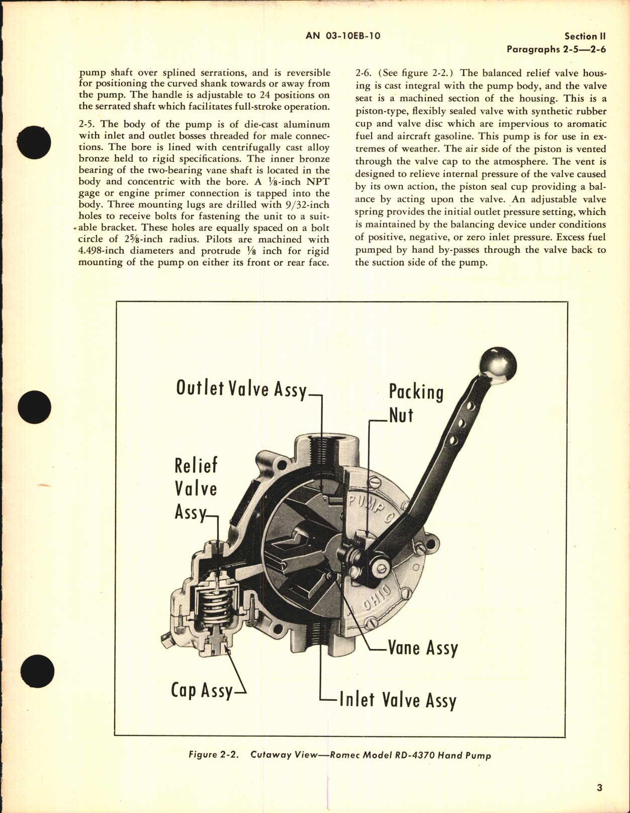 Sample page 7 from AirCorps Library document: Overhaul Instructions for Type D-2A Hand Fuel Pumps Model RD-4370 Series