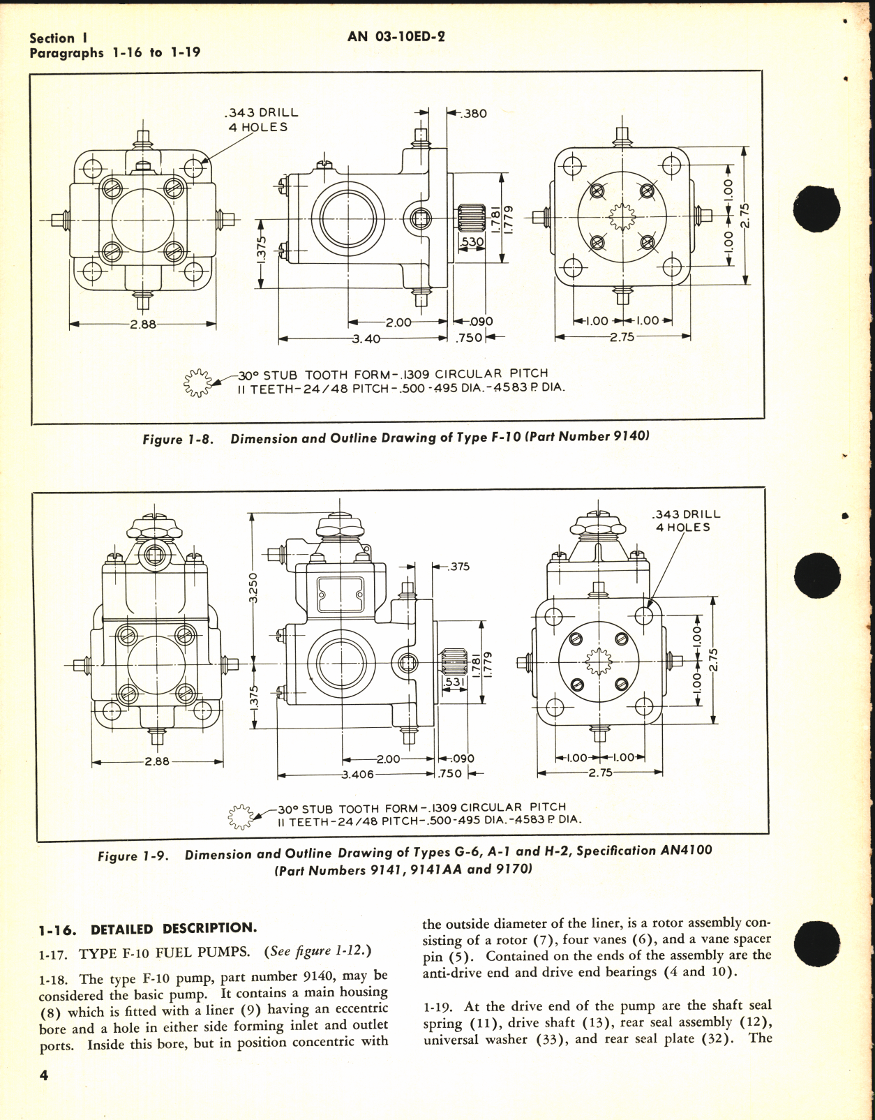 Sample page 8 from AirCorps Library document: Overhaul Instructions for Fuel and Water Pumps