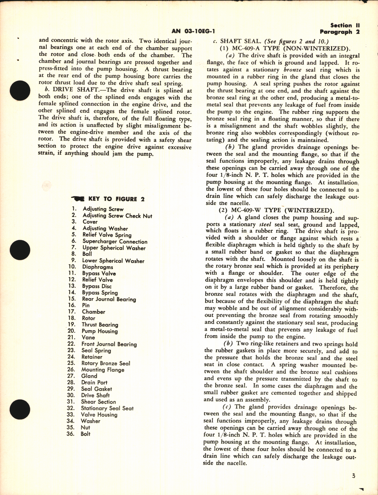 Sample page 7 from AirCorps Library document: Operation, Service, & Overhaul Instructions with Parts Catalog for Engine-Driven Fuel Pump Type AN4101 (G-9)