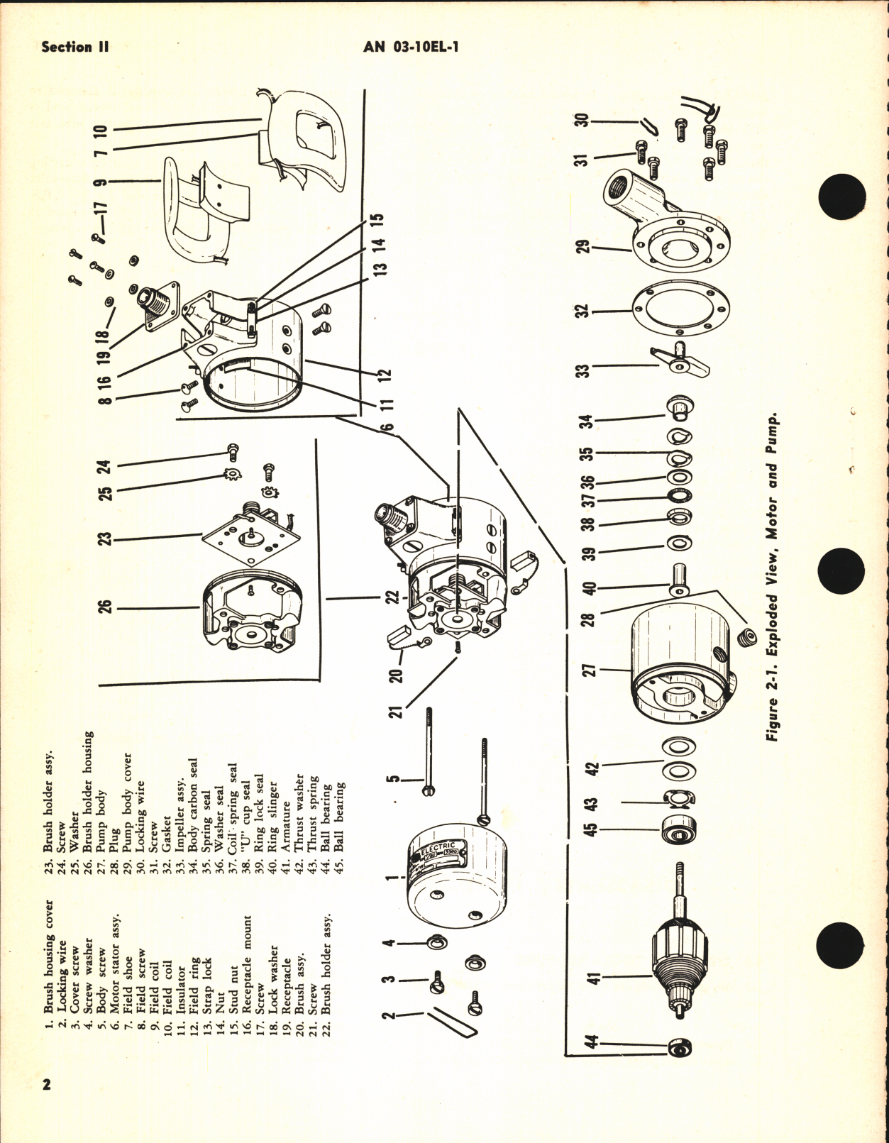 Sample page 6 from AirCorps Library document: Overhaul Instructions for Electric Fuel Pump Model AR3Y