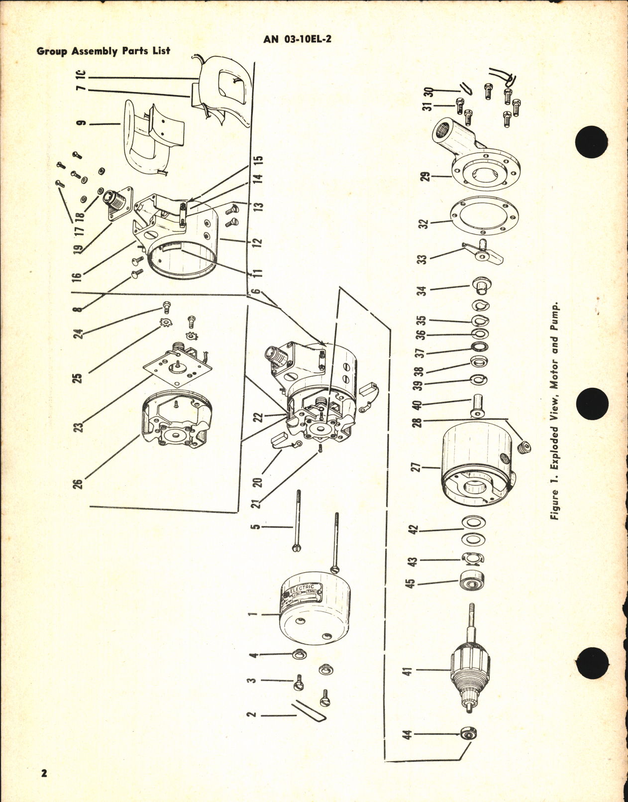 Sample page 2 from AirCorps Library document: Parts Catalog for Electric Fuel Pump AR Series