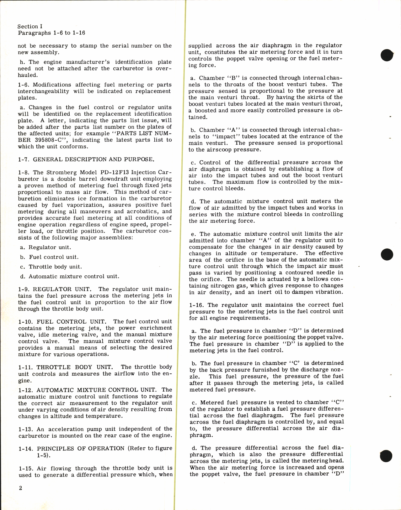 Sample page 6 from AirCorps Library document: Overhaul Instructions for Stromberg Injection Carburetor Model PD-12F13