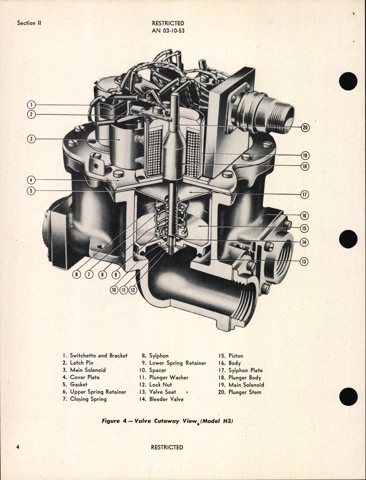Sample page 8 from AirCorps Library document: Overhaul Instructions with Parts Catalog for Fuel Selector Valves Models H3 and H3A
