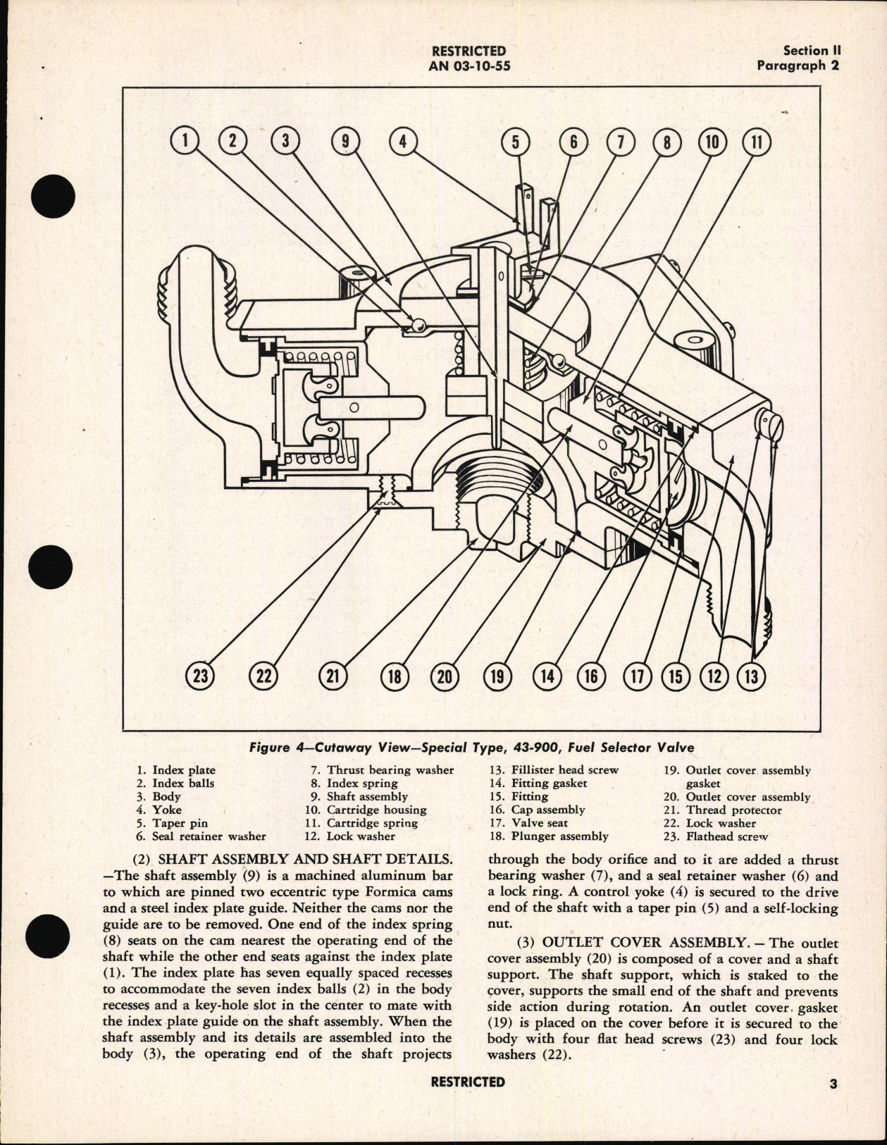 Sample page 7 from AirCorps Library document: Overhaul Instructions with Parts Catalog for Type CG-3A (42-1000-2) and Special Type 43-900 Fuel Selector Valves