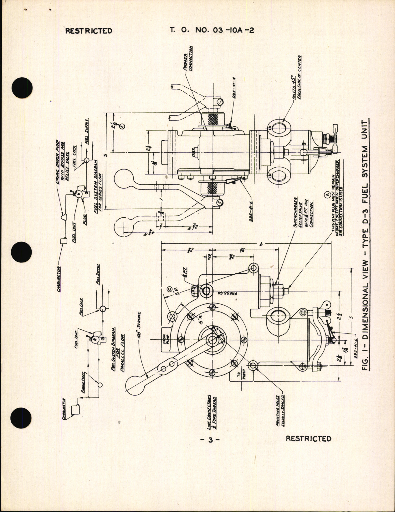 Sample page 5 from AirCorps Library document: Handbook of Instructions with Parts Catalog for Type D-3 Fuel System Unit