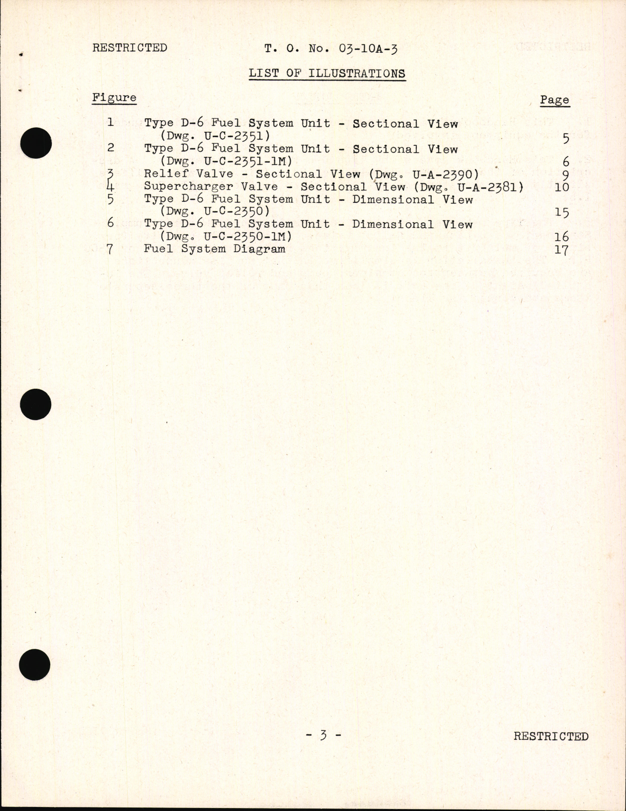 Sample page 5 from AirCorps Library document: Preliminary Handbook of Instructions with Parts Catalog for Type D-6 Fuel System Unit
