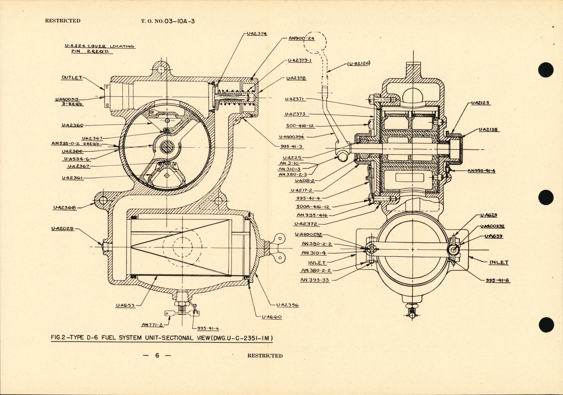 Sample page 8 from AirCorps Library document: Preliminary Handbook of Instructions with Parts Catalog for Type D-6 Fuel System Unit