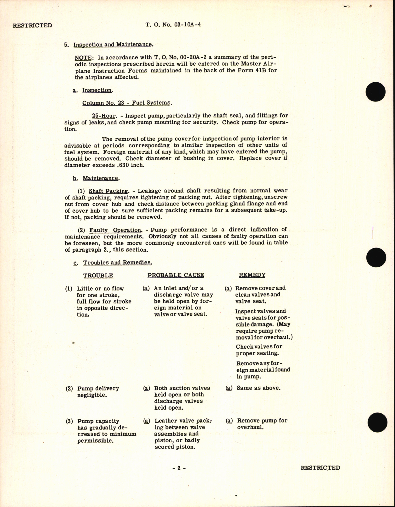 Sample page 6 from AirCorps Library document: Handbook of Instructions with Parts Catalog for Type D-3 Hand Refueling Pump