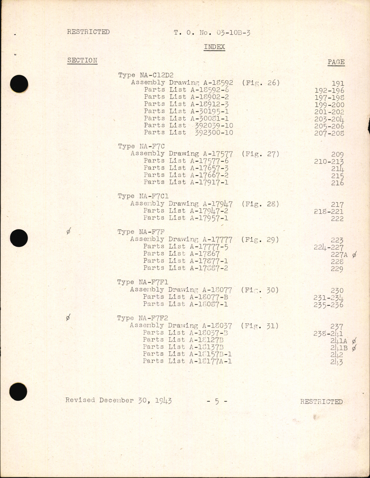 Sample page 7 from AirCorps Library document: Parts Catalog for NA Series Float Type Carburetors