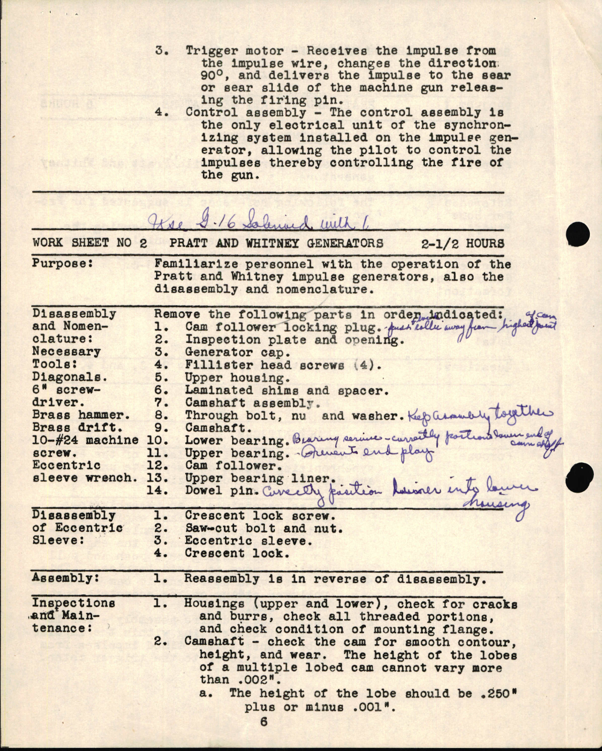 Sample page 6 from AirCorps Library document: Airplane Armorer - Synchronizing