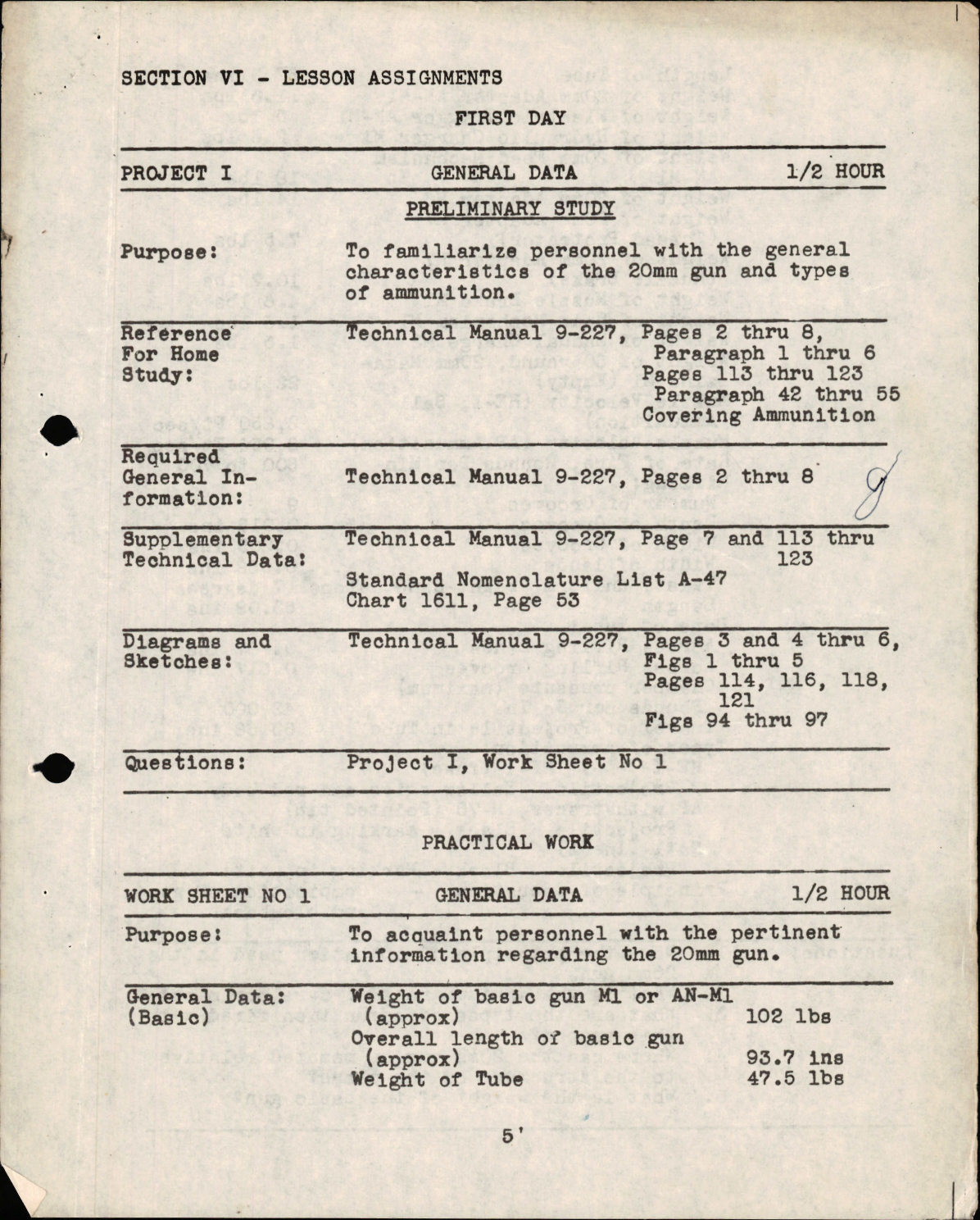 Sample page 5 from AirCorps Library document: Airplane Armorer - 20mm Automatic Gun Type M1 and AN-M2