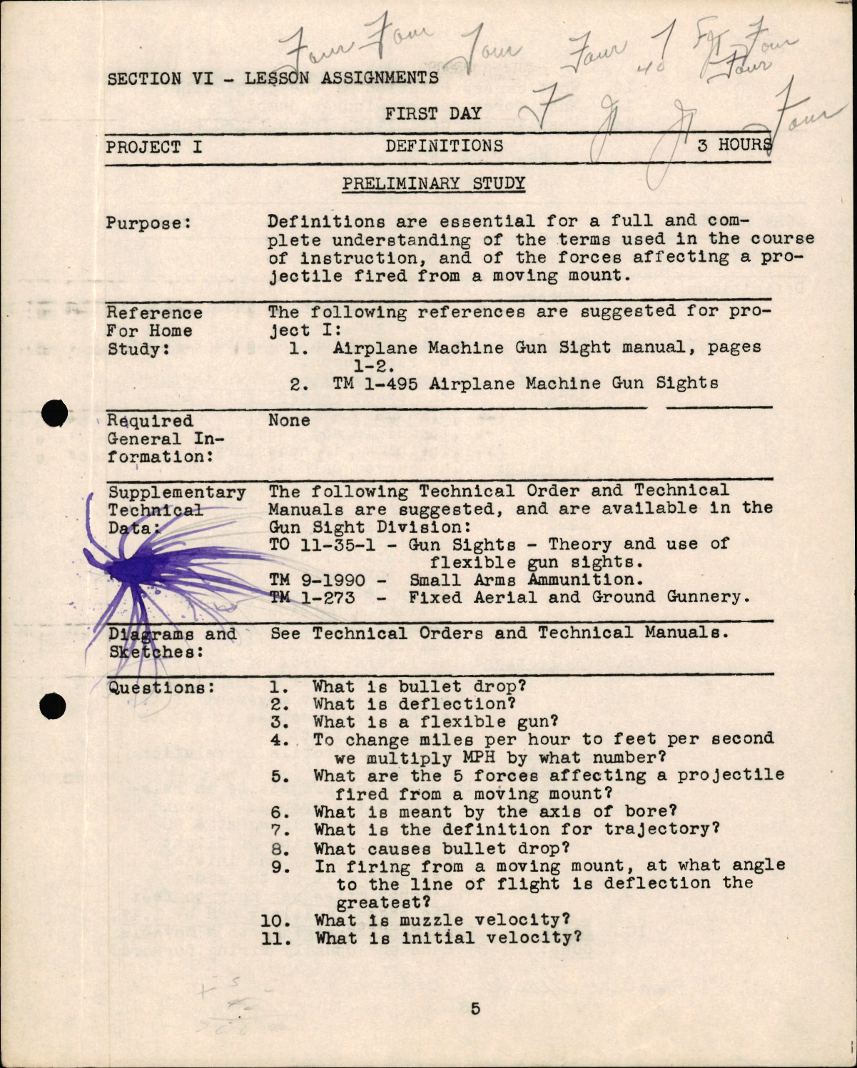 Sample page 7 from AirCorps Library document: Airplane Armorer - Airplane Machine Gun Sights